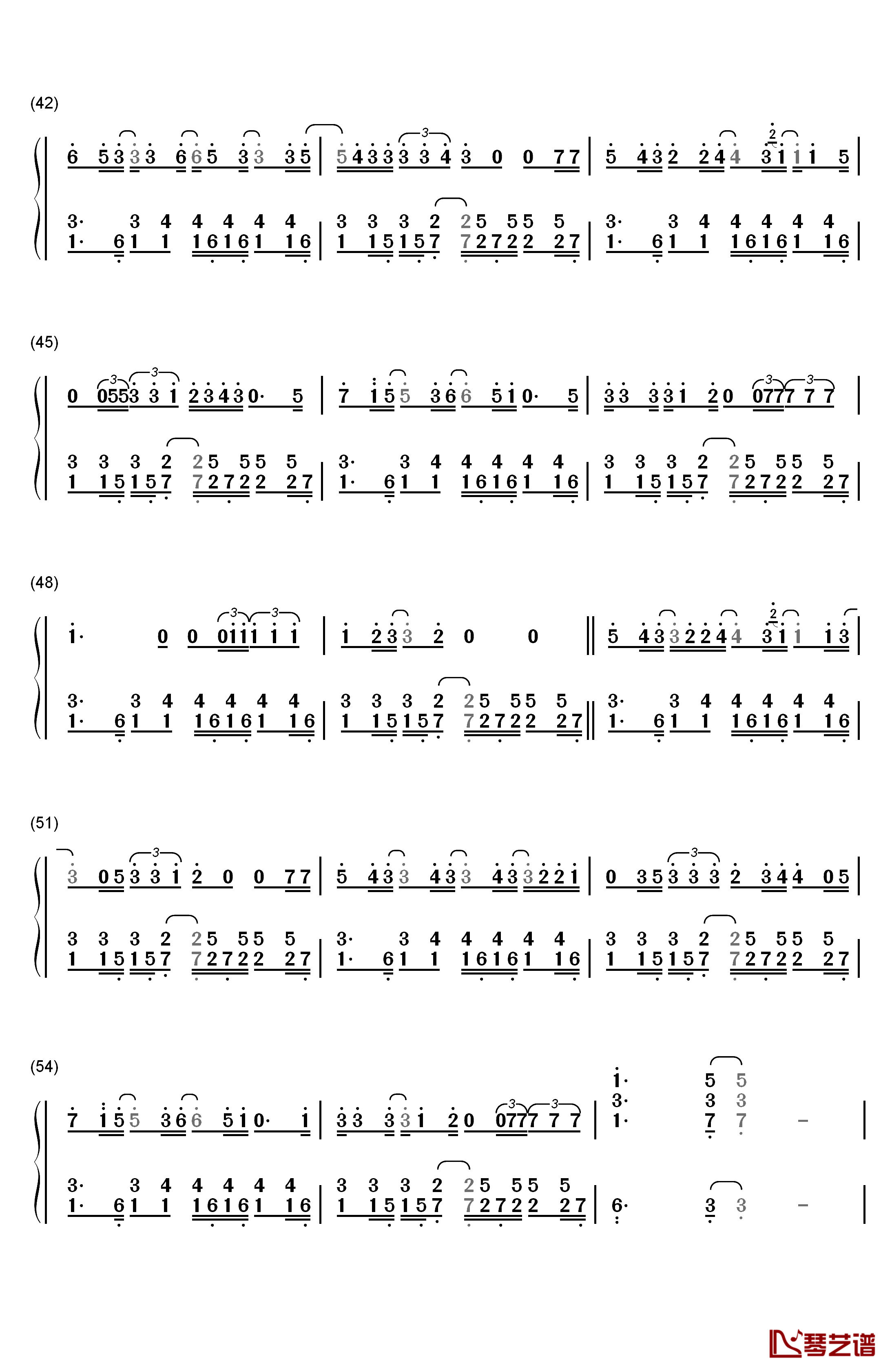 The Weight钢琴简谱-数字双手-Shawn Mendes4