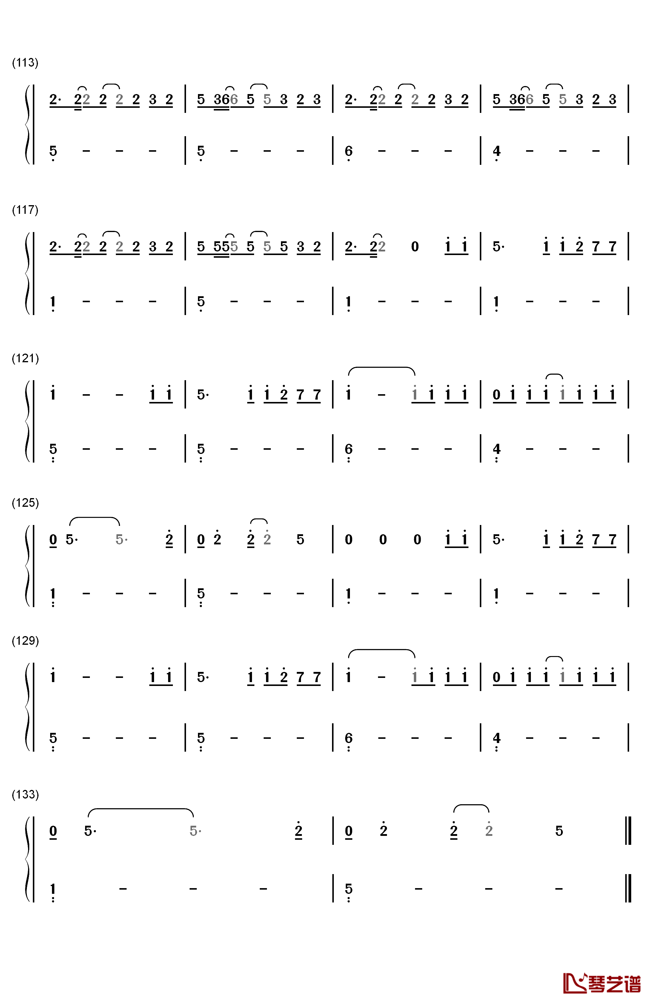 Guns for Hands钢琴简谱-数字双手-Twenty One Pilots6