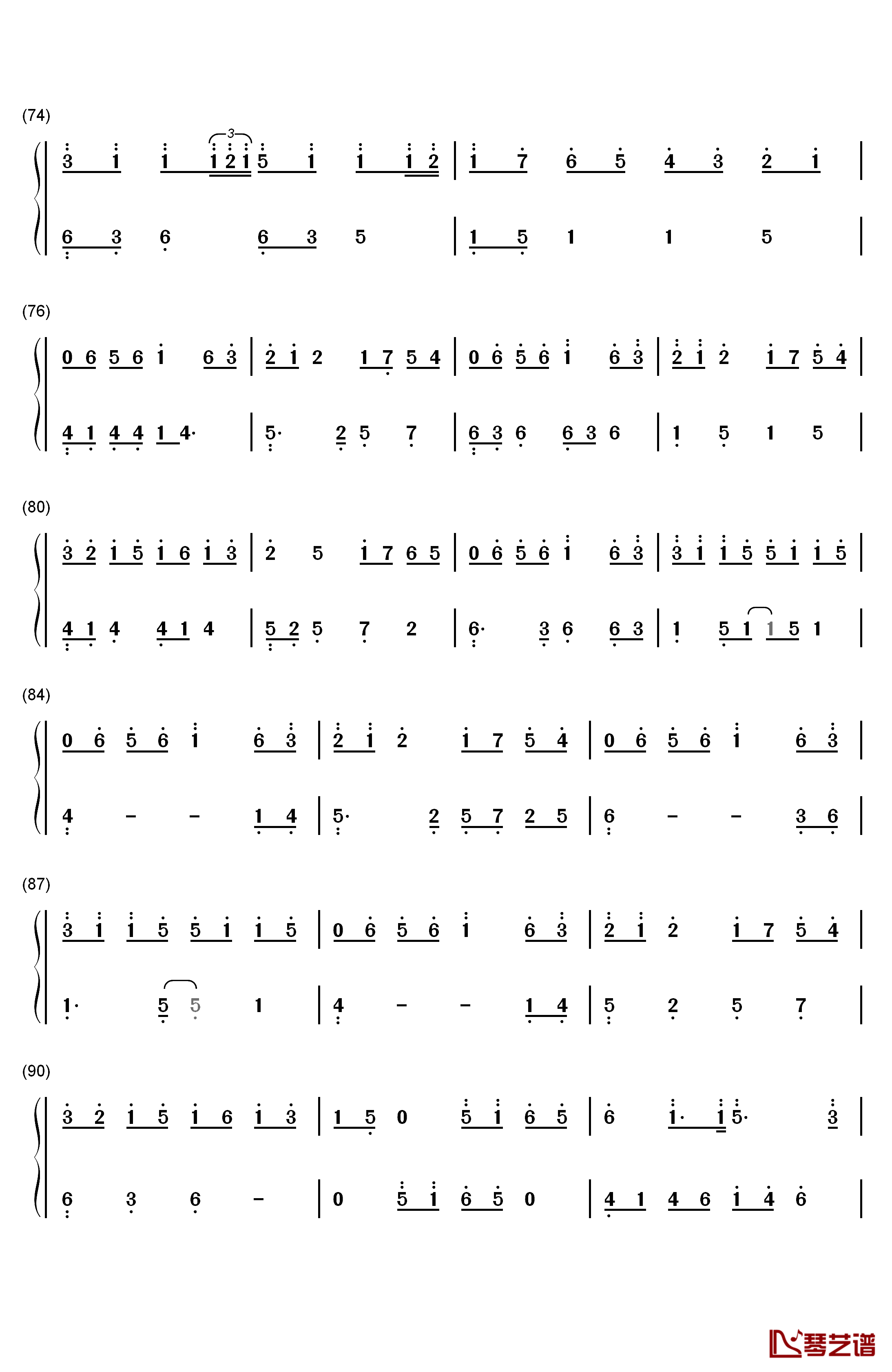 Scary Monsters and Nice Sprites钢琴简谱-数字双手-Skrillex5