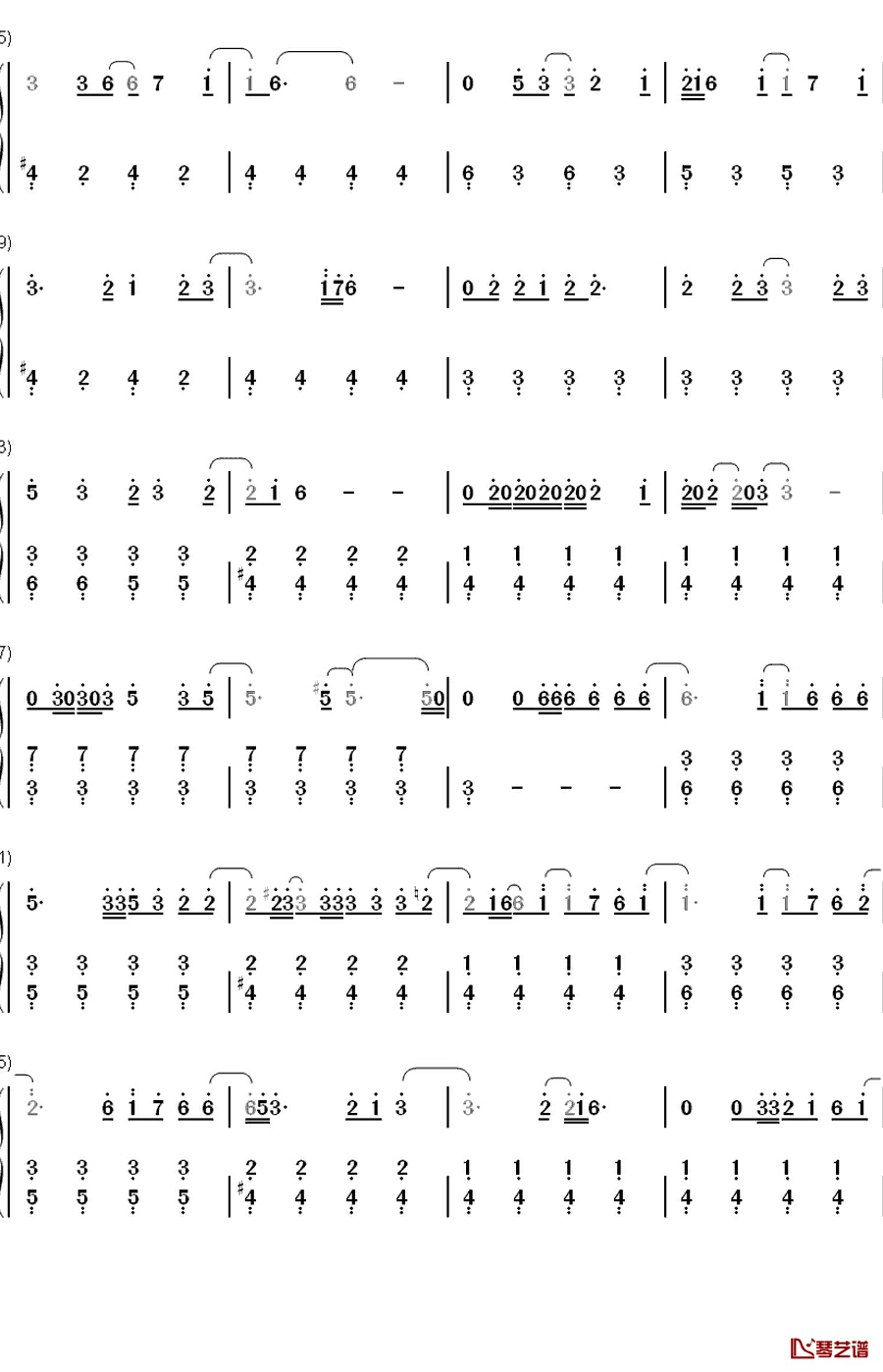 Addicted to You钢琴简谱-数字双手-Avicii3