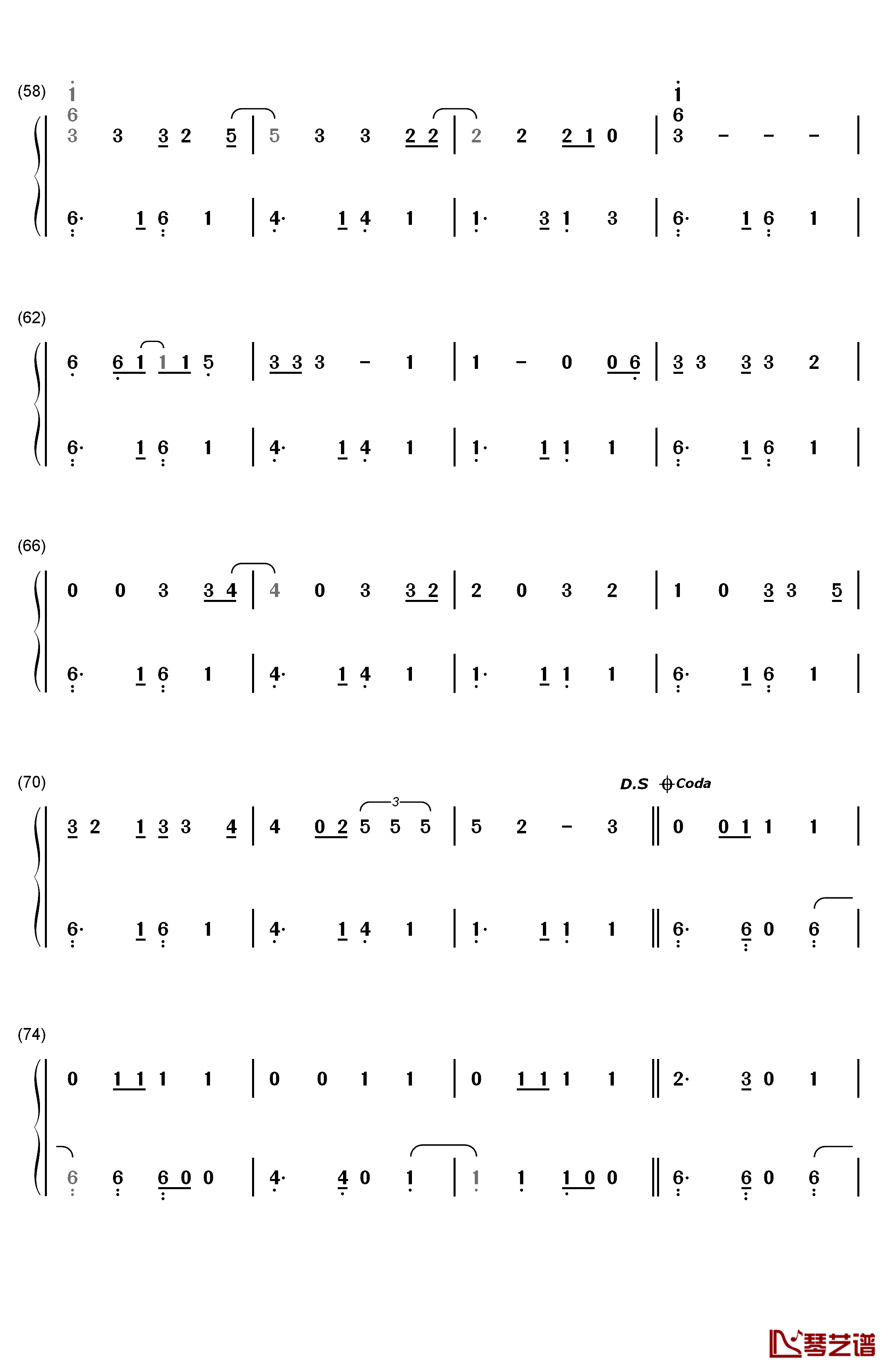 Can't Stop Dancin'钢琴简谱-数字双手-Becky G4