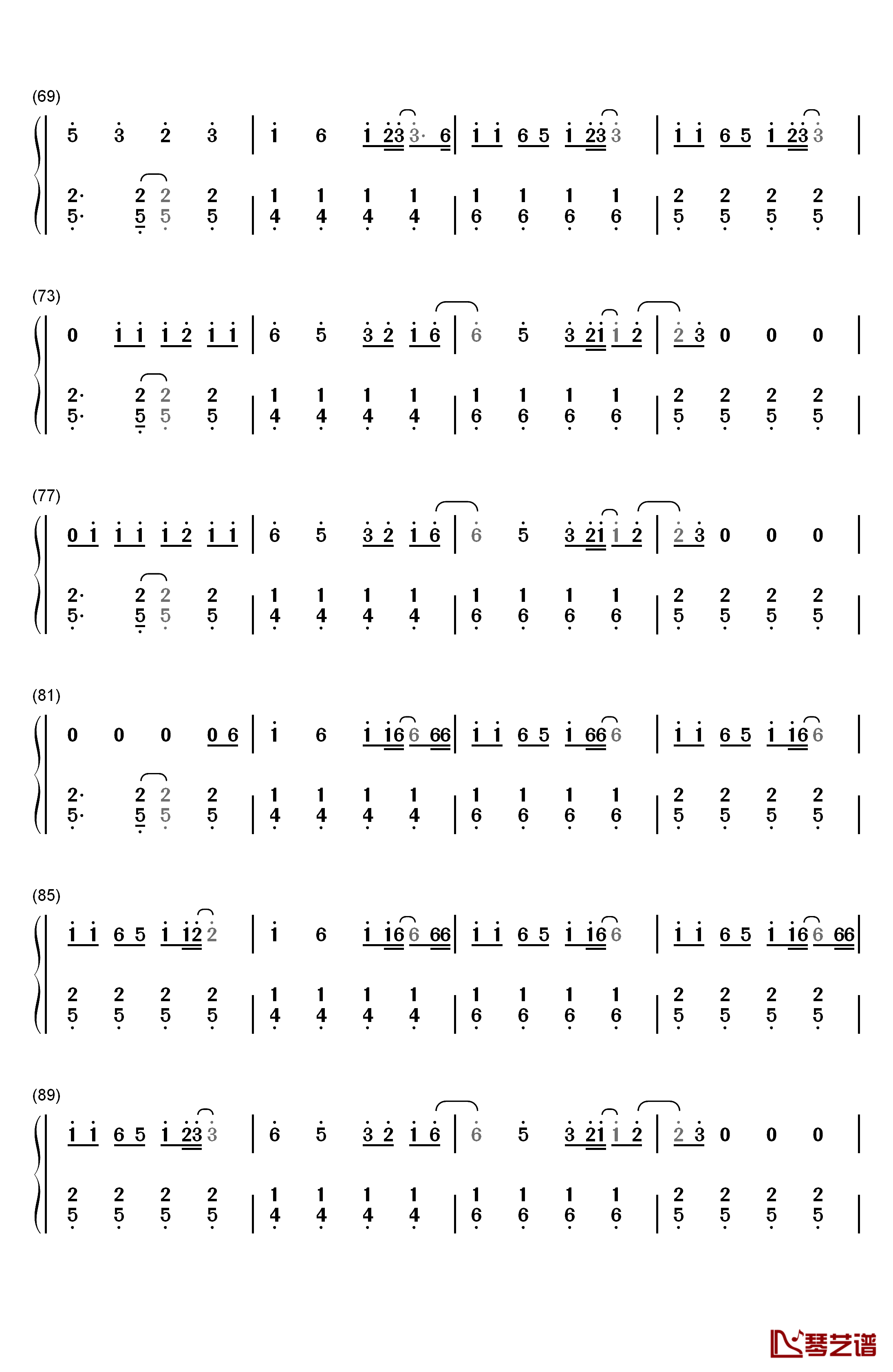 Season Of Love钢琴简谱-数字双手-98 Degrees4