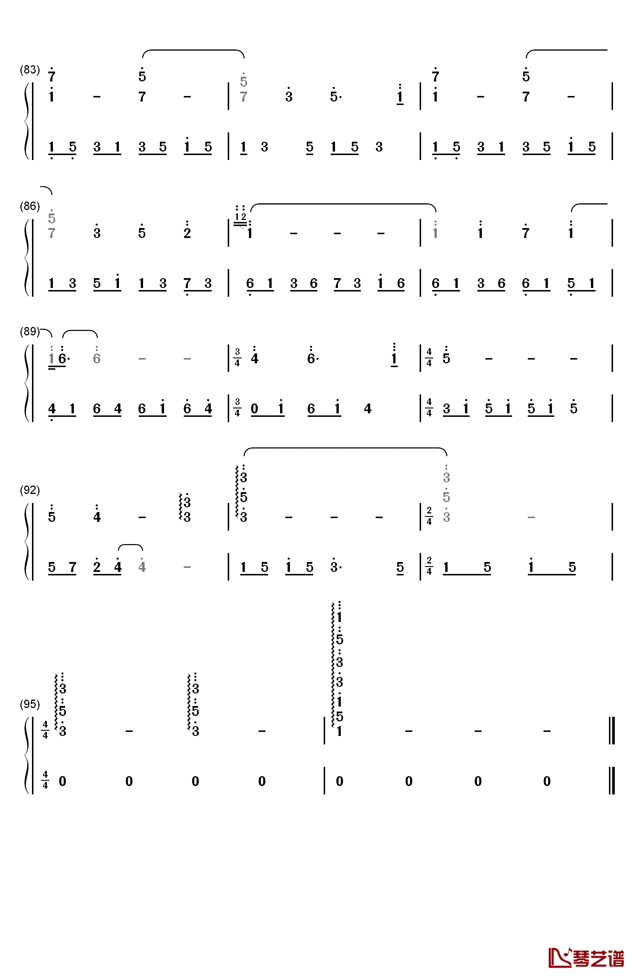 Gracefully钢琴简谱-数字双手-Giovanni Marradi(乔瓦尼)6