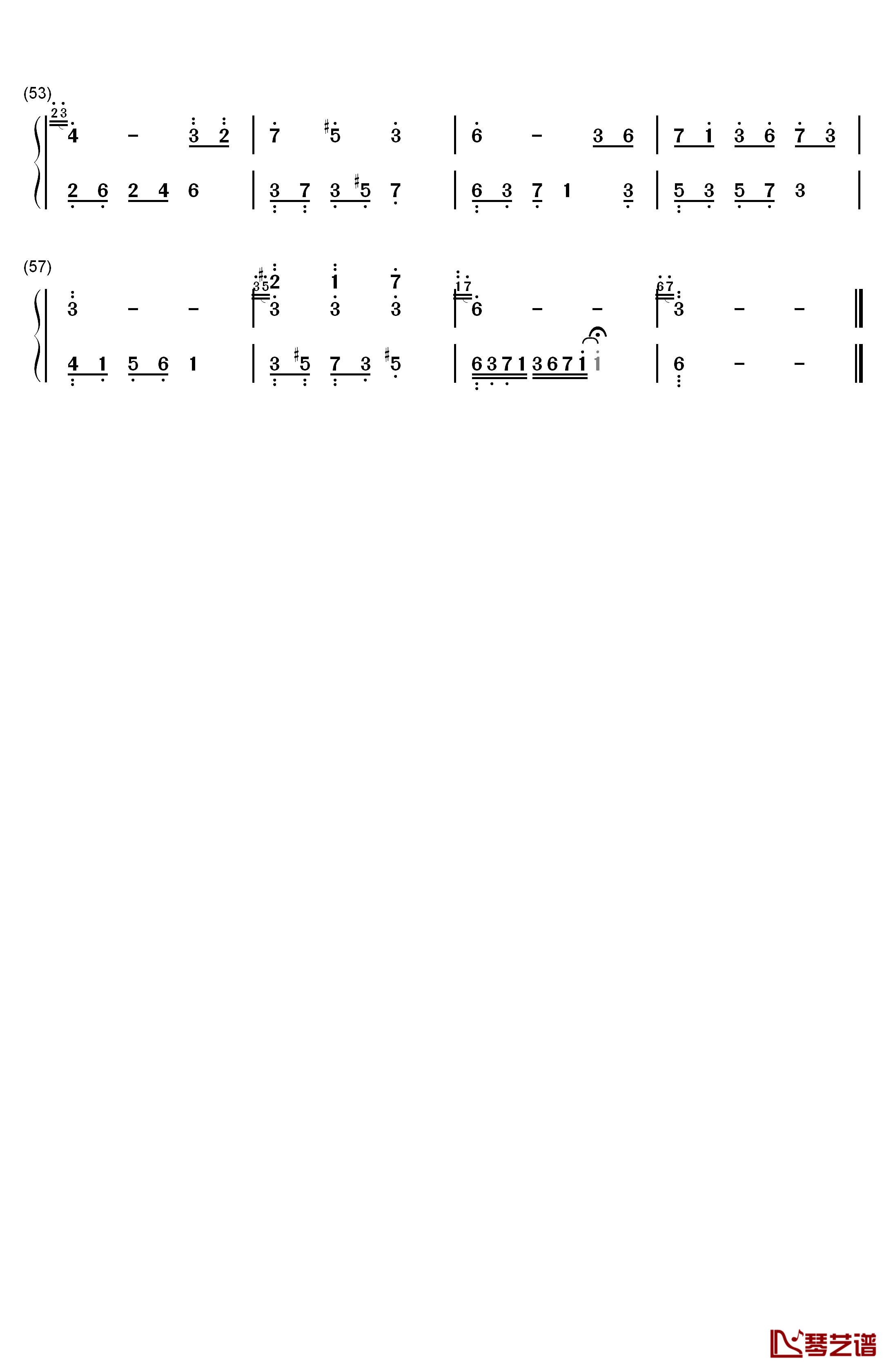 夜的钢琴曲 24钢琴简谱-数字双手-石进3