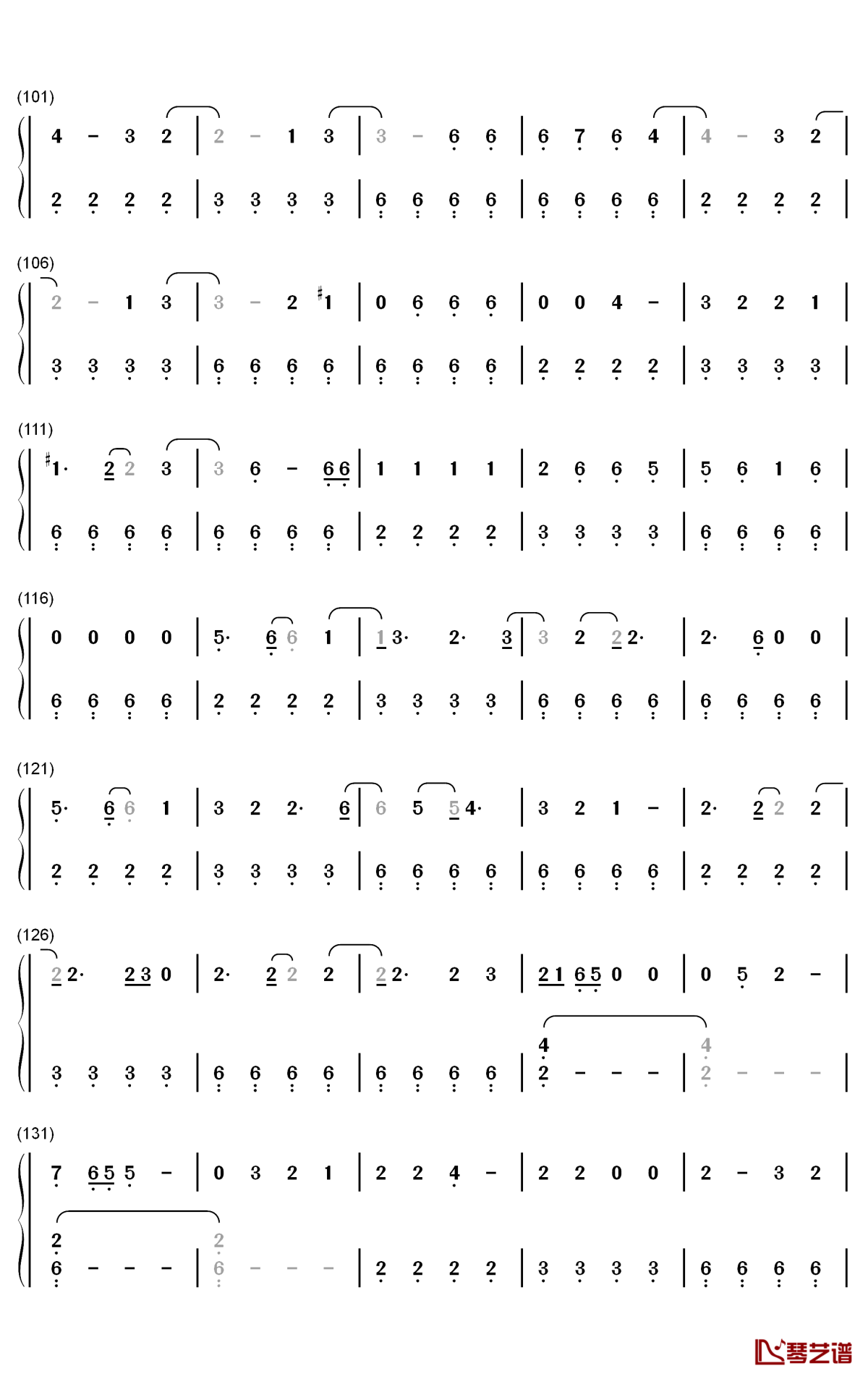 The Other Side钢琴简谱-数字双手-SZA Justin Timberlake4