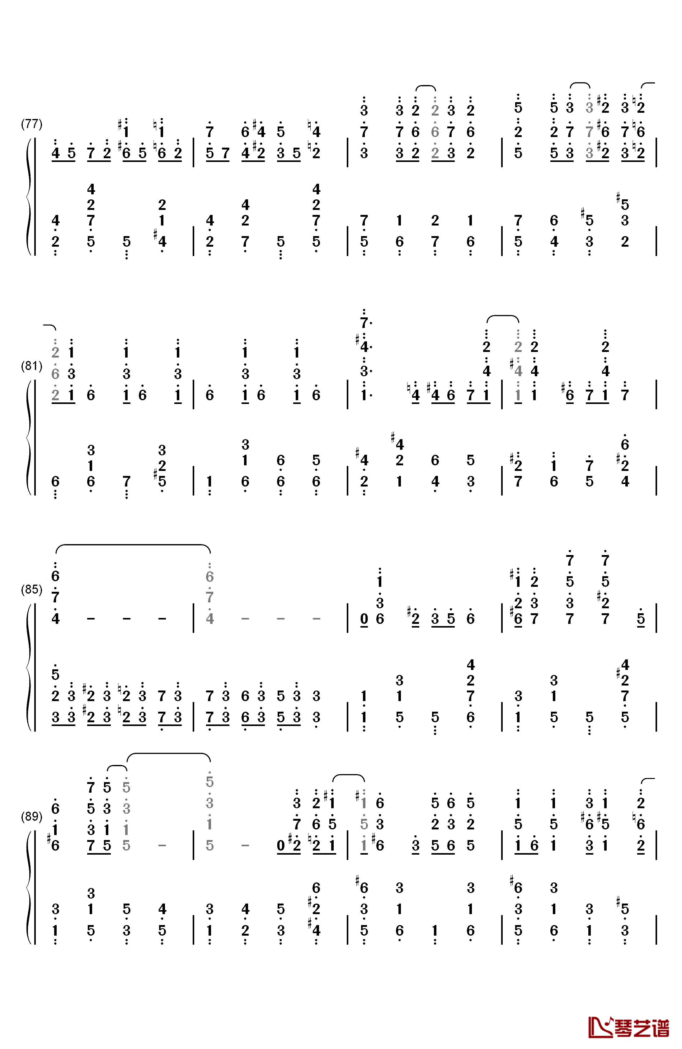 Chinatown My Chinatown钢琴简谱-数字双手-Jean Schwartz6