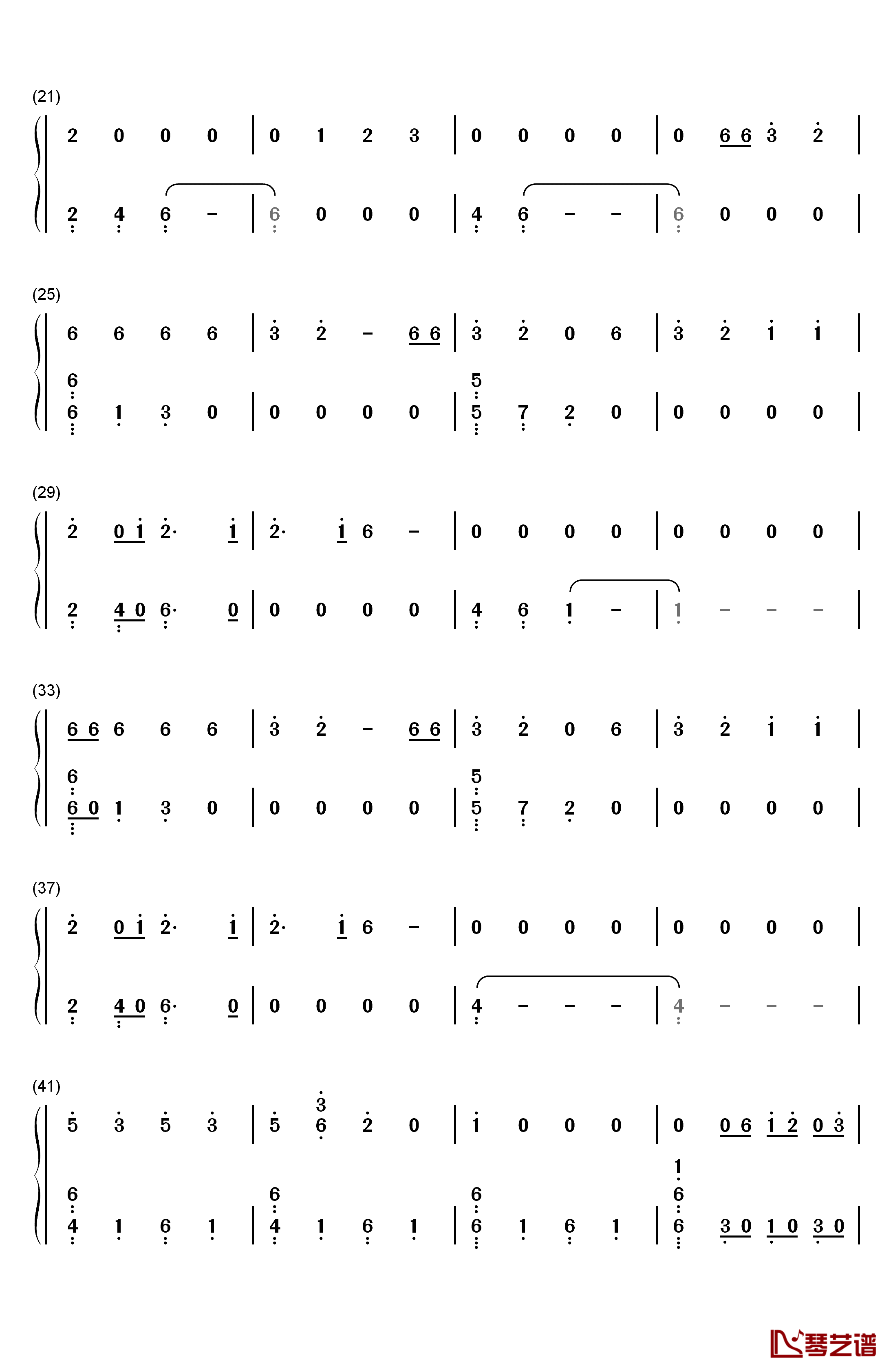 Dead钢琴简谱-数字双手-Madison Beer2