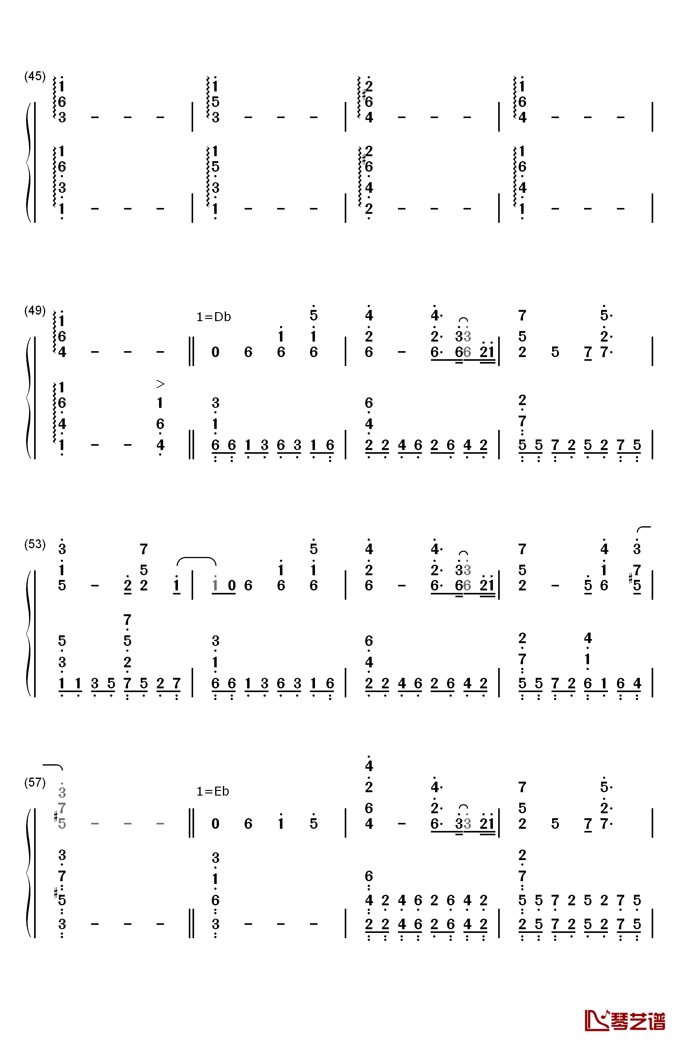 Color Of Your Life钢琴简谱-数字双手-Michal Szpak4