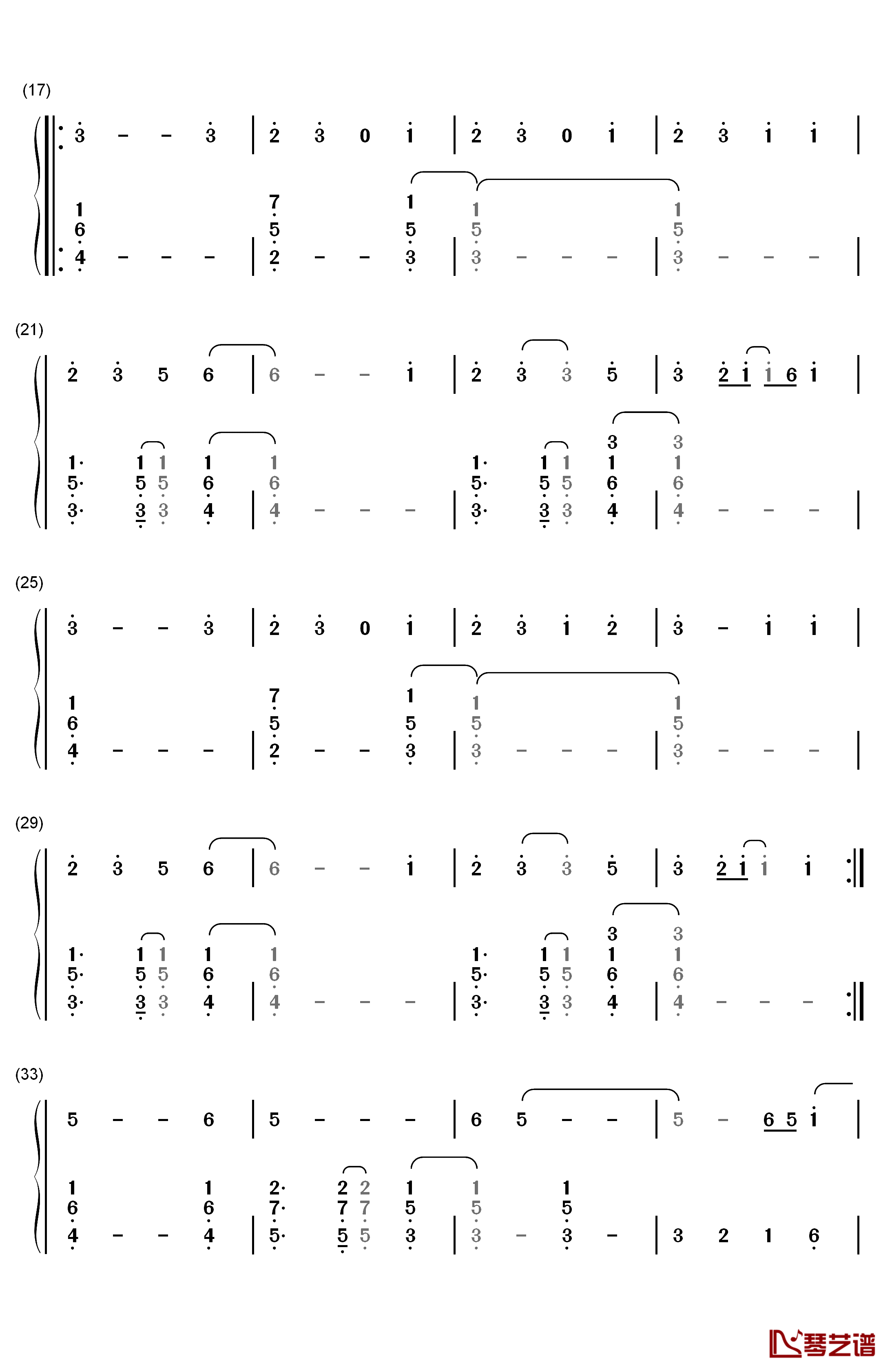 Nobody to Love钢琴简谱-数字双手-Sigma2