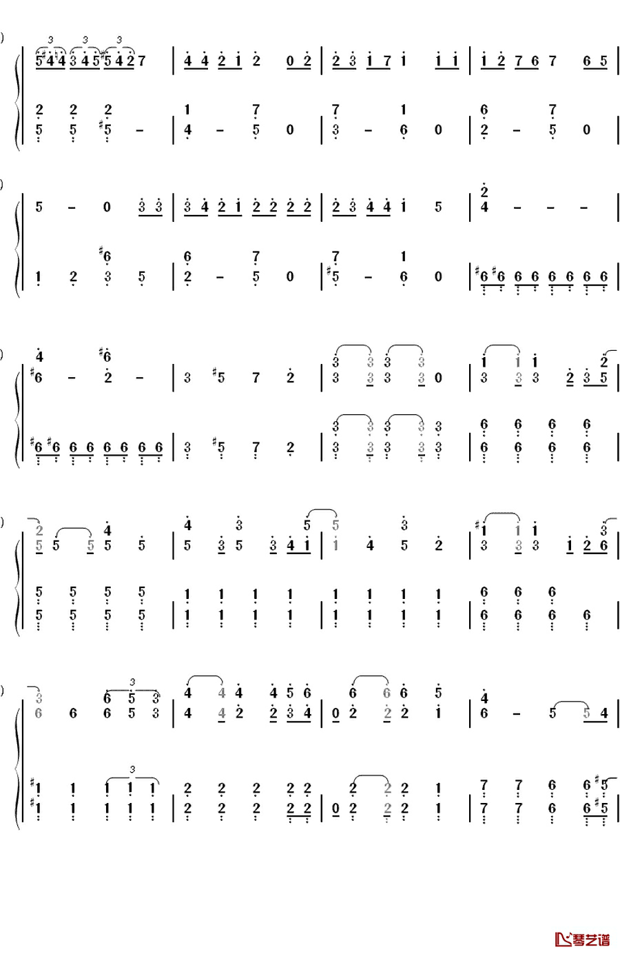 猛烈宇宙交响曲 第七楽章「无限の爱」钢琴简谱-数字双手-
ももいろクローバーZ 桃色幸运草Z7