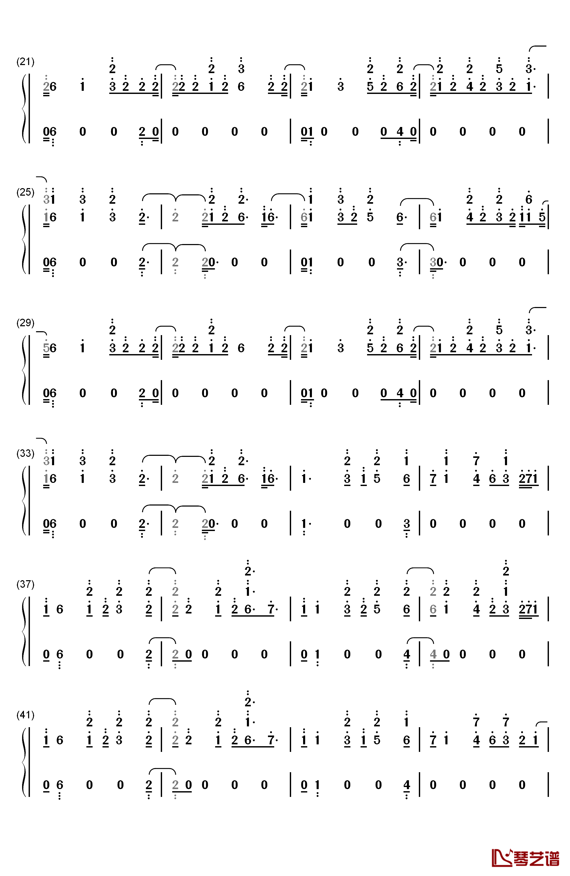 OMG钢琴简谱-数字双手-Camila Cabello2