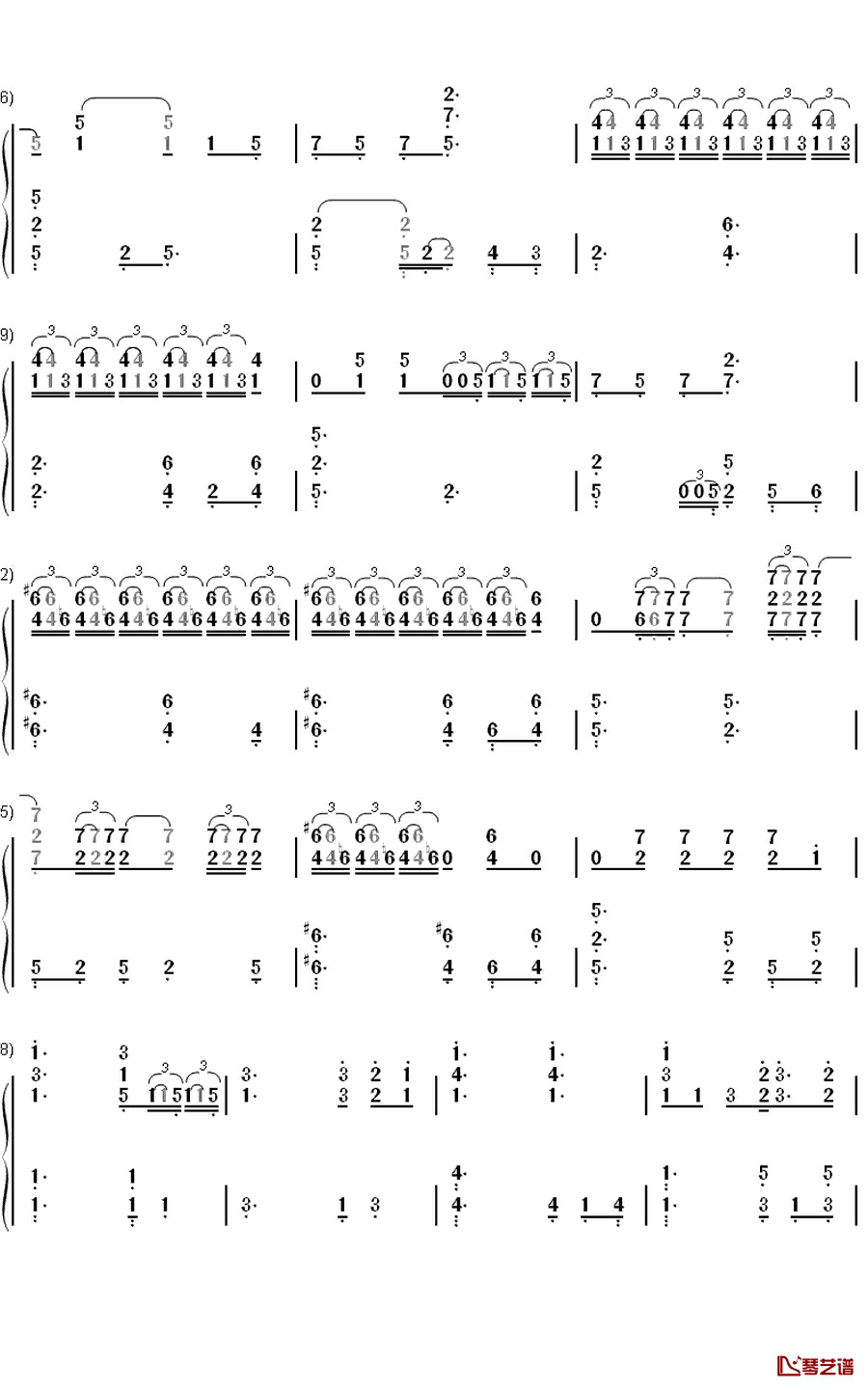 I Won't Give Up钢琴简谱-数字双手-Jason Mraz4