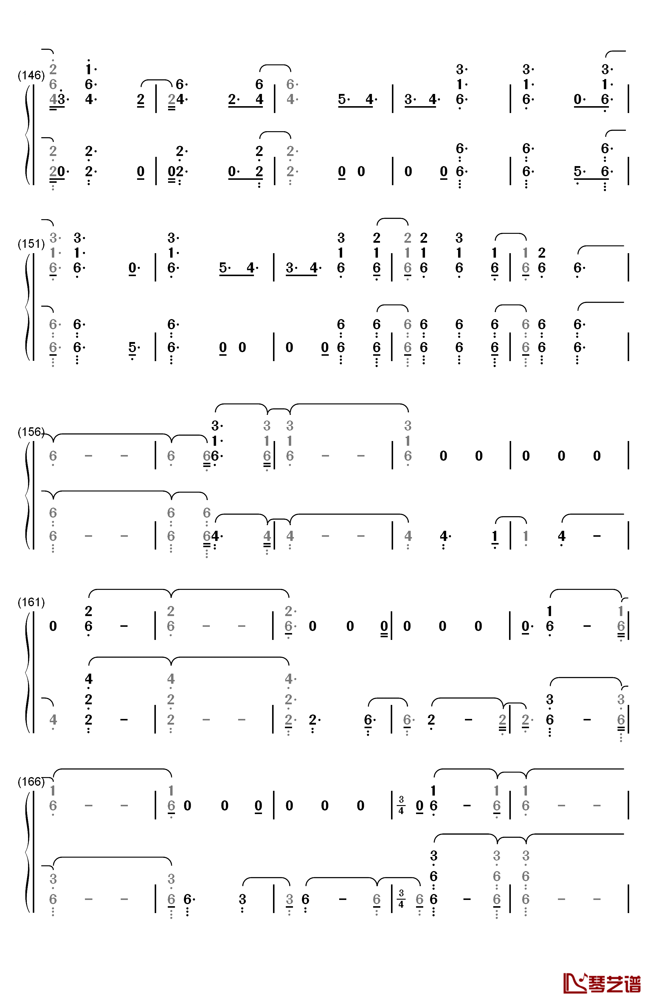 Witness钢琴简谱-数字双手-Katy Perry7