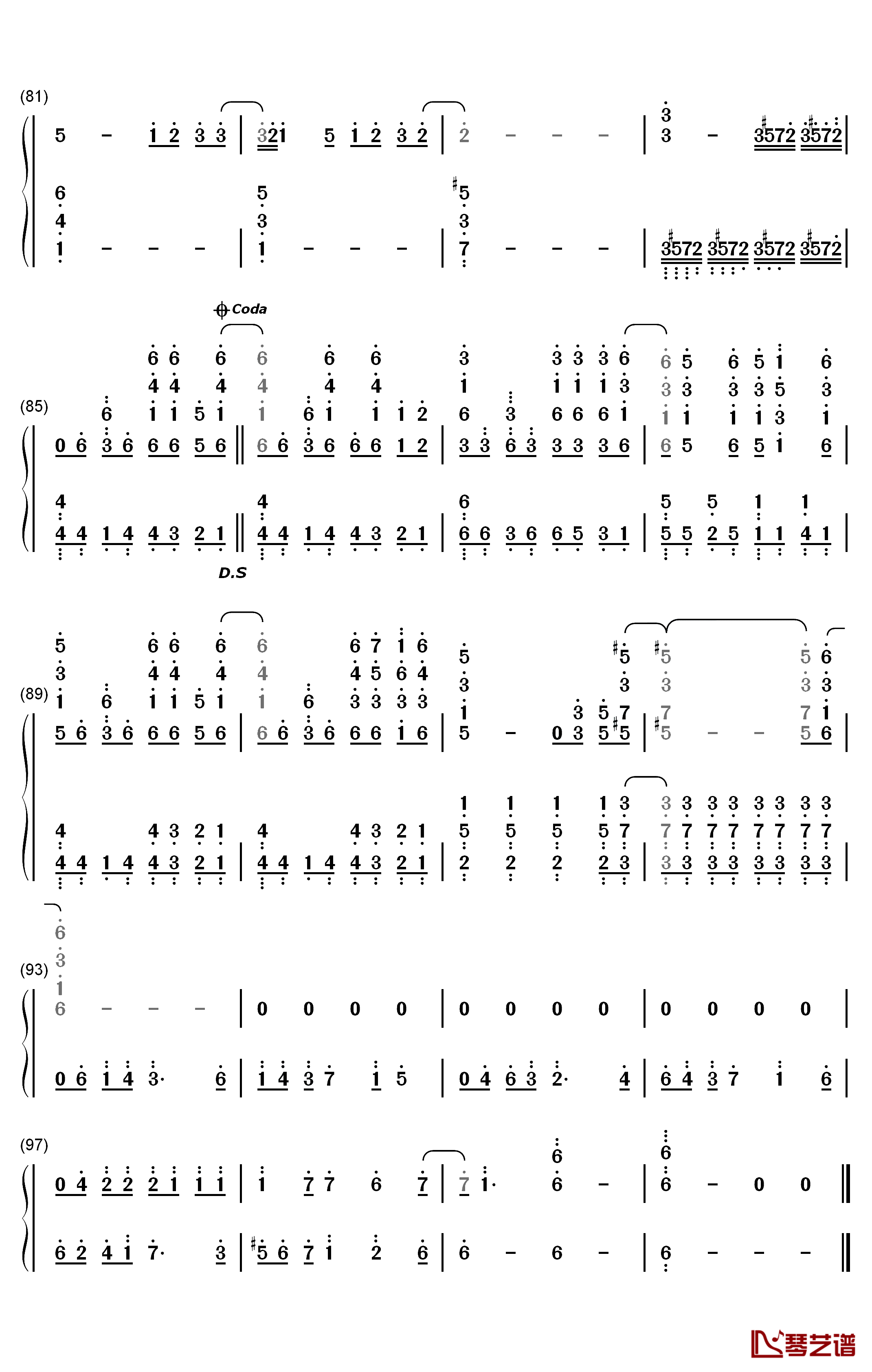 The Ballad of Mona Lisa钢琴简谱-数字双手-Panic! at the Disco5