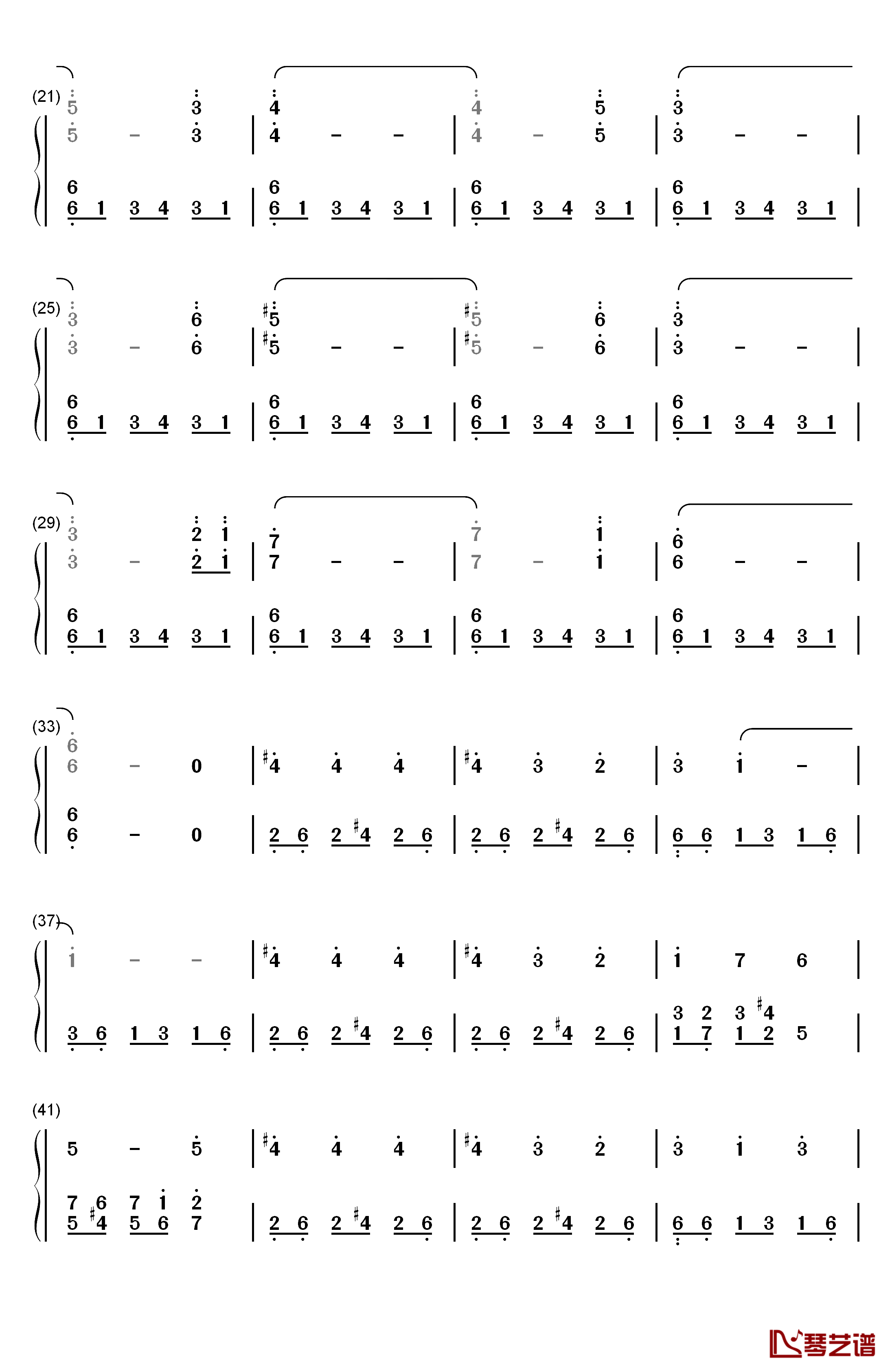 Helvetesfonster钢琴简谱-数字双手-Ghost2