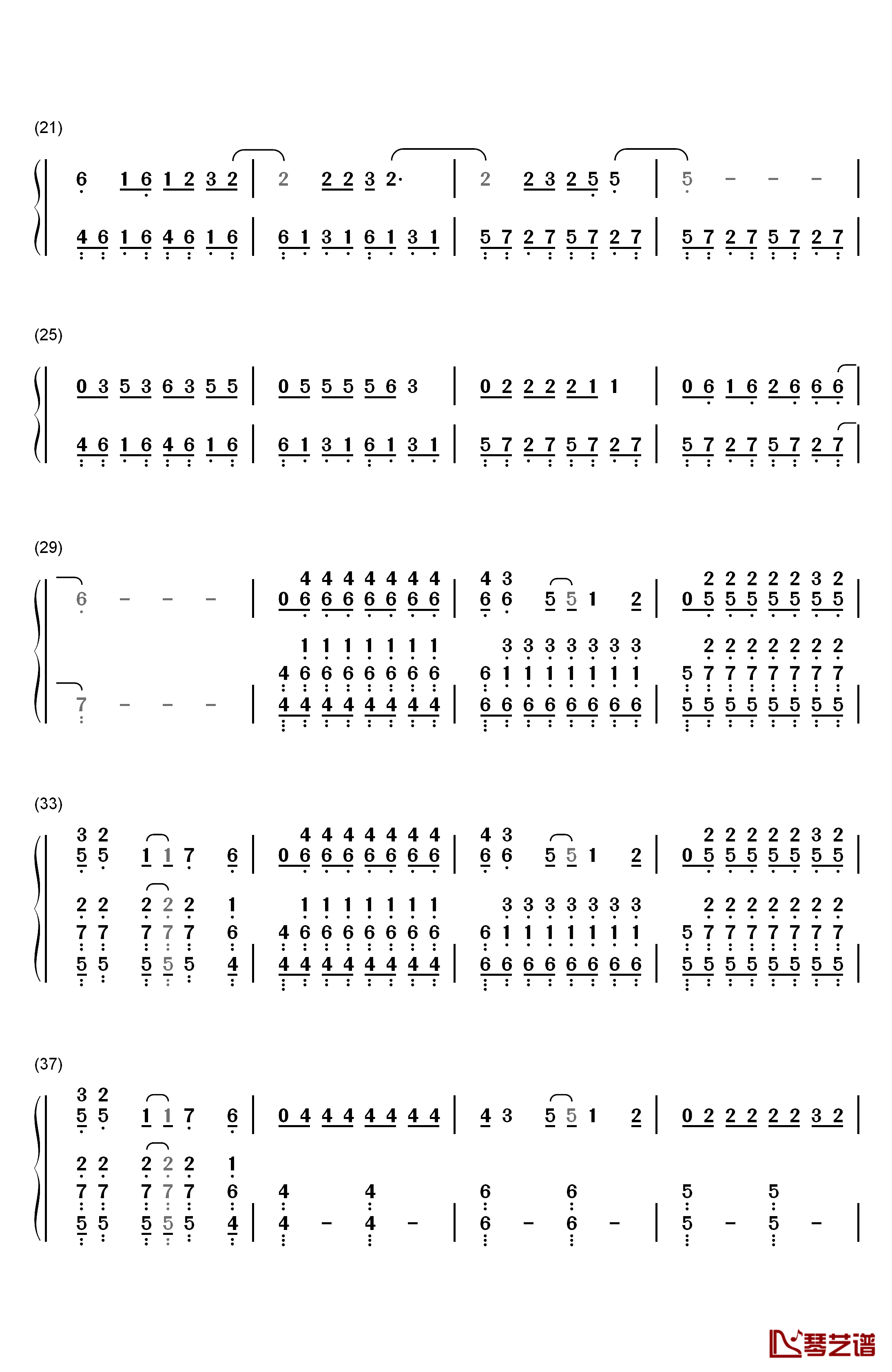New Americana钢琴简谱-数字双手-Halsey2