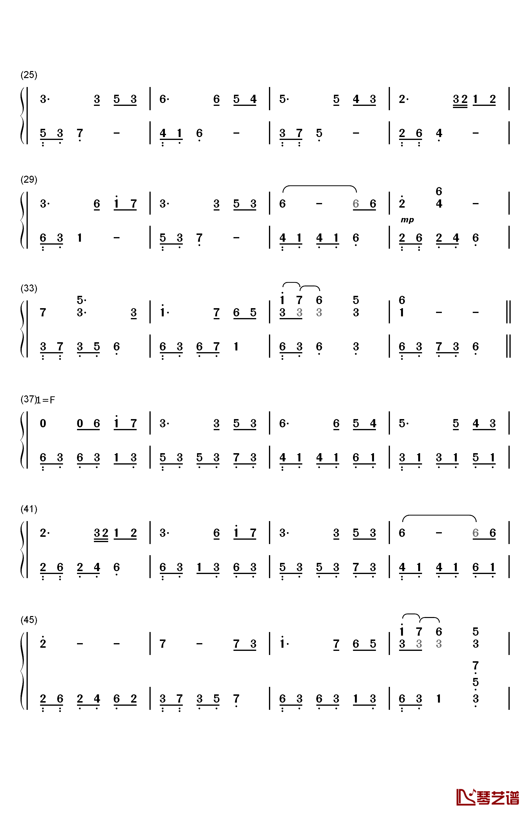 A Time For Us钢琴简谱-数字双手-Andy Williams2