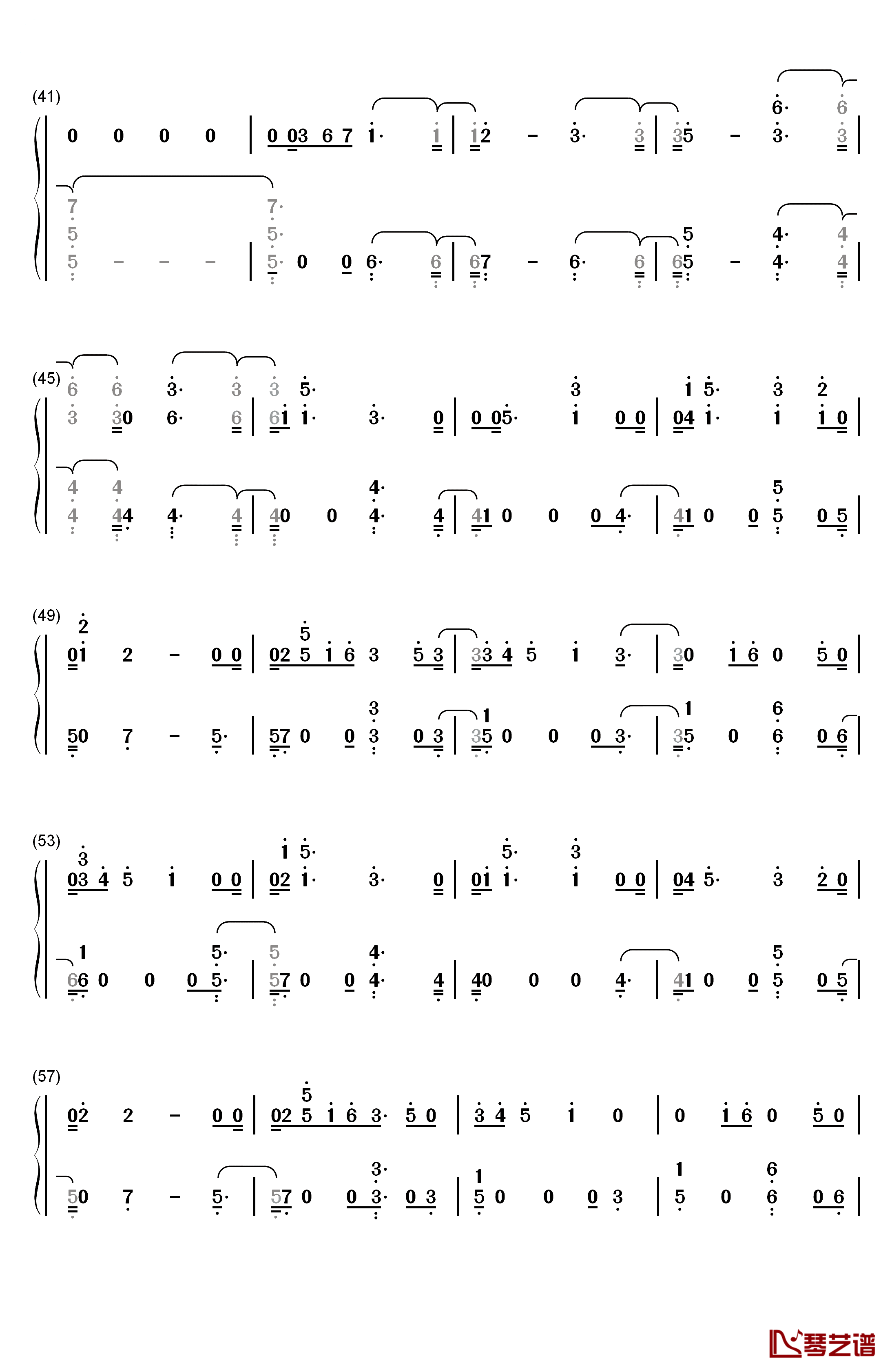If Our Love Is Wrong钢琴简谱-数字双手-Calum Scott3