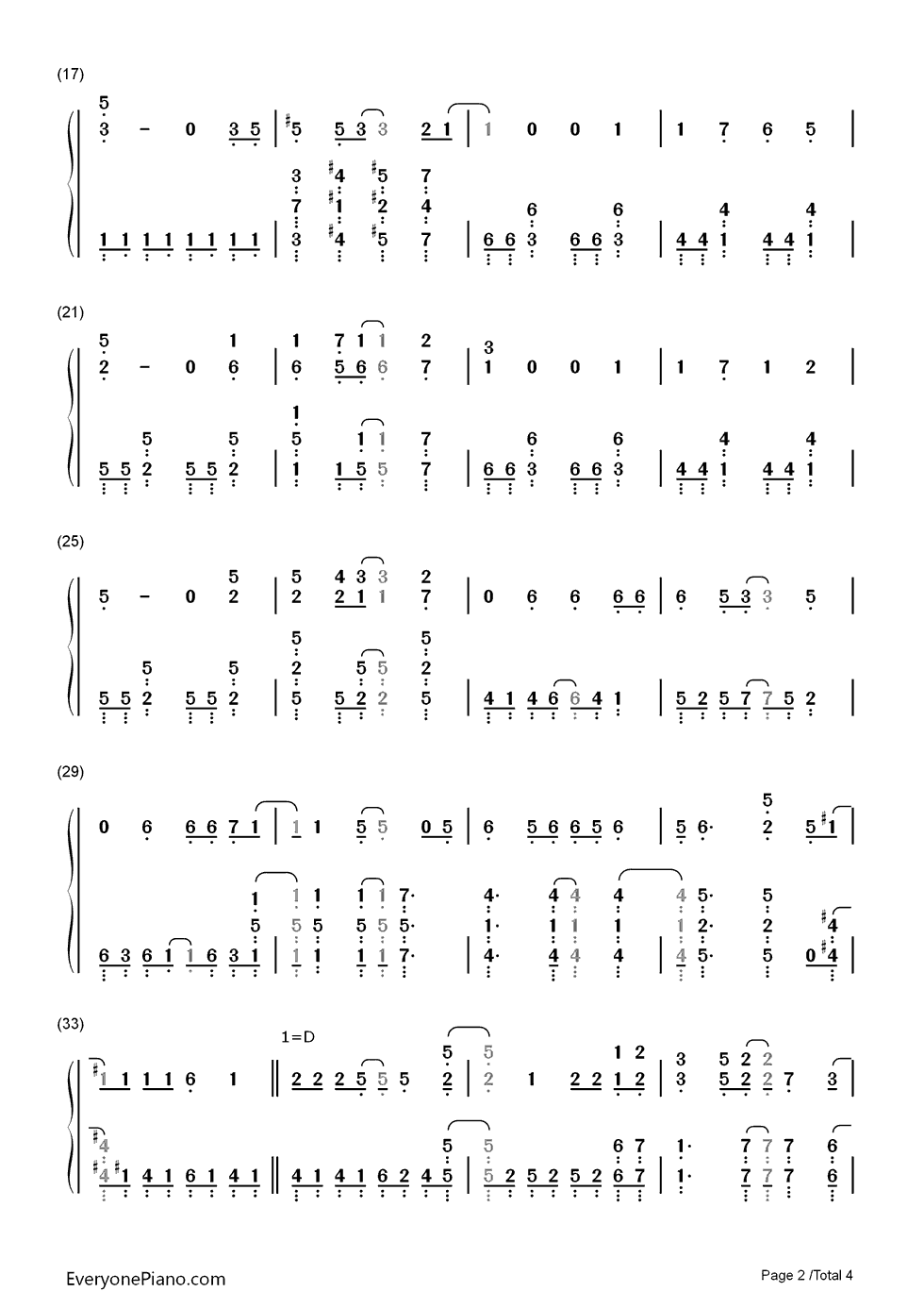 青春は花火のように钢琴简谱-数字双手-Linked Horizon2
