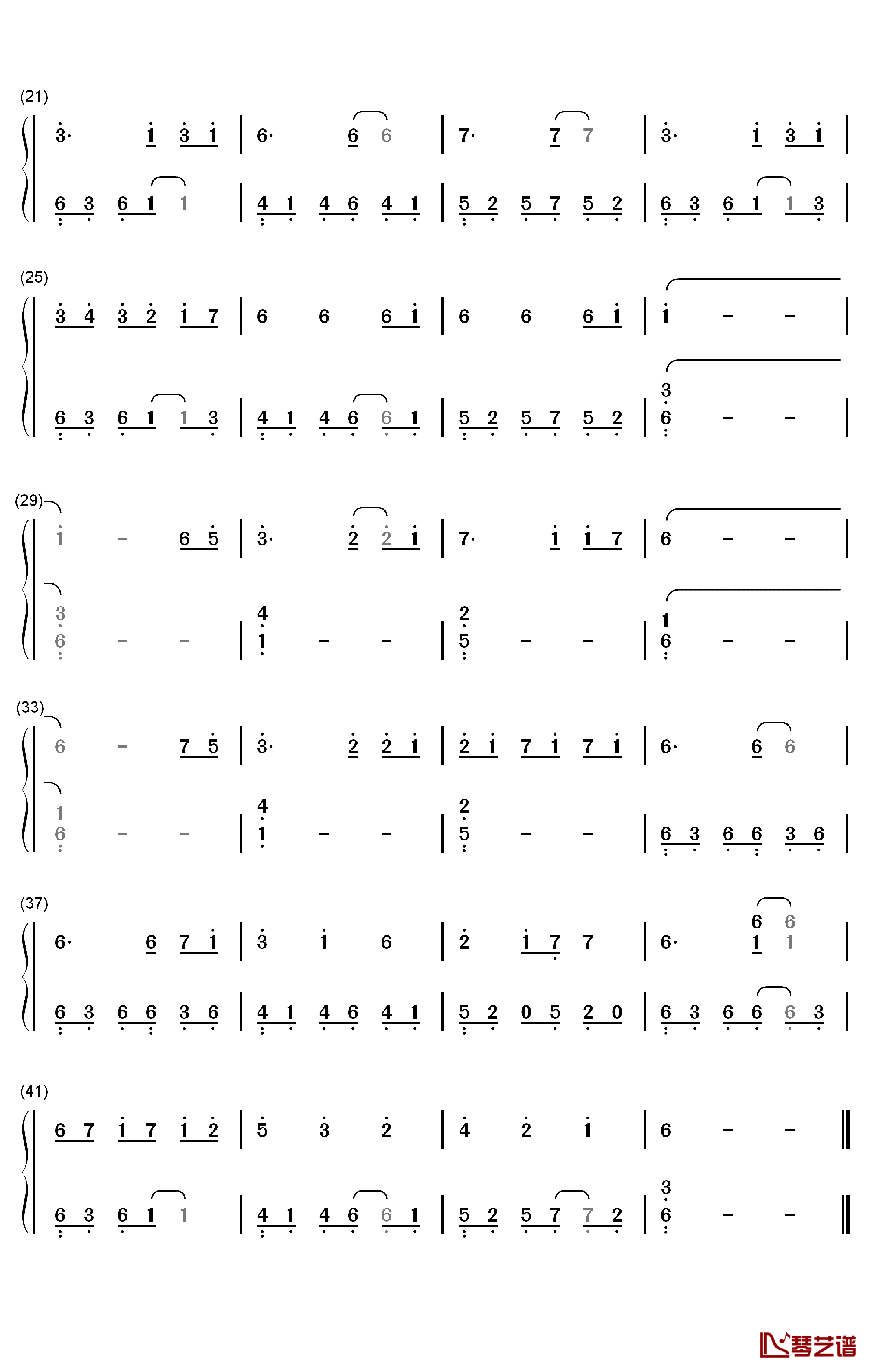 Ascended Vibrations钢琴简谱-数字双手-Teo2