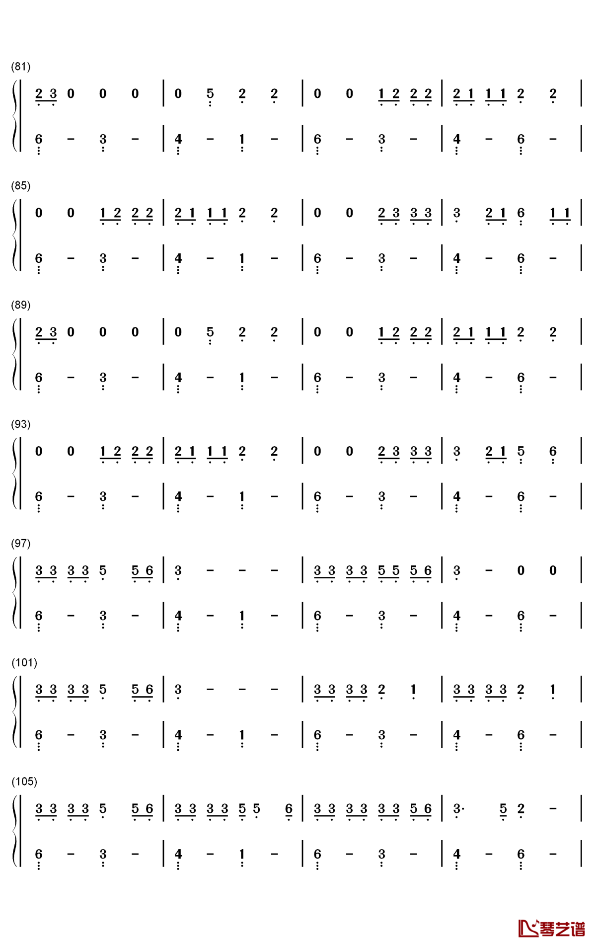 Love Lies钢琴简谱-数字双手-Khalid Normani4