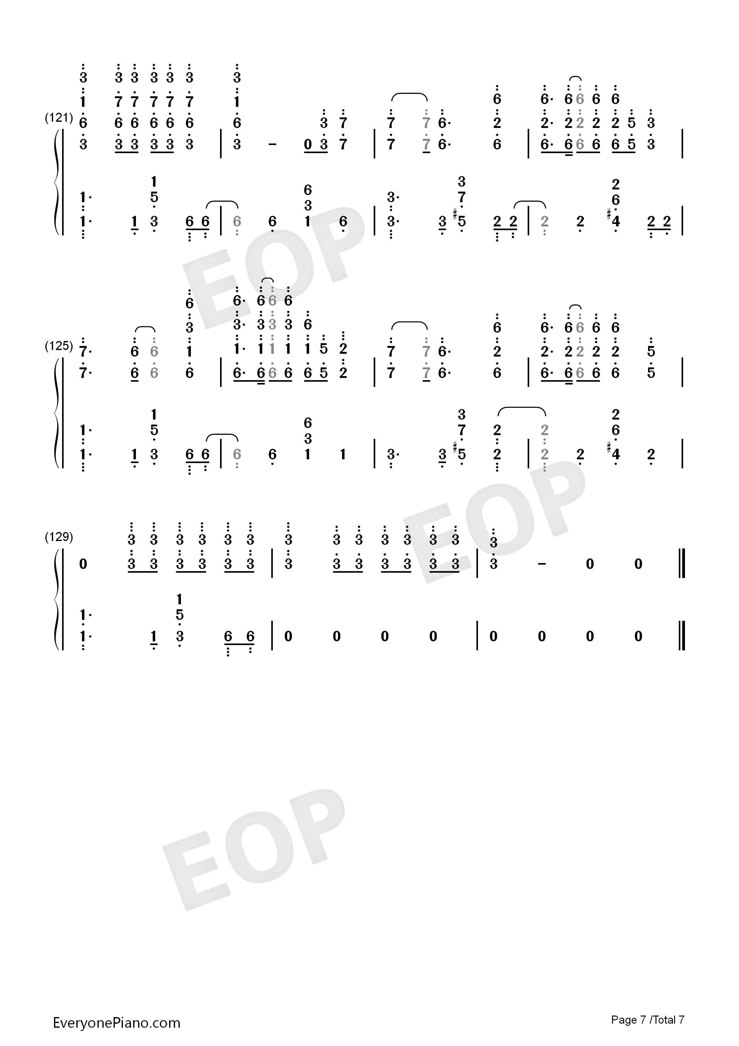 POP STARS钢琴简谱-KDA演唱7