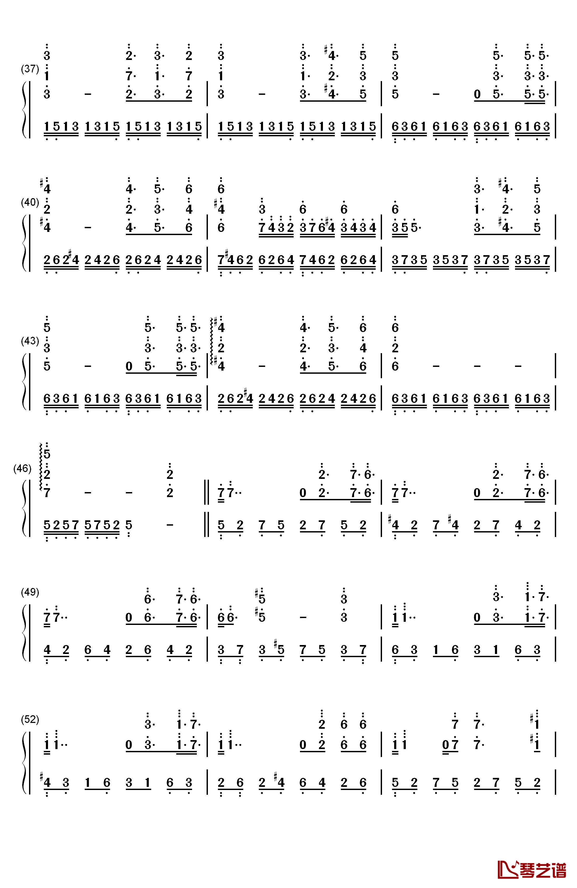 My Way钢琴简谱-数字双手-理查德 克莱德曼3