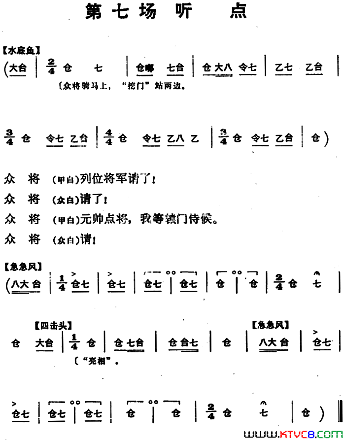 穆桂英挂帅第七场听点穆桂英挂帅 第七场 听点简谱1