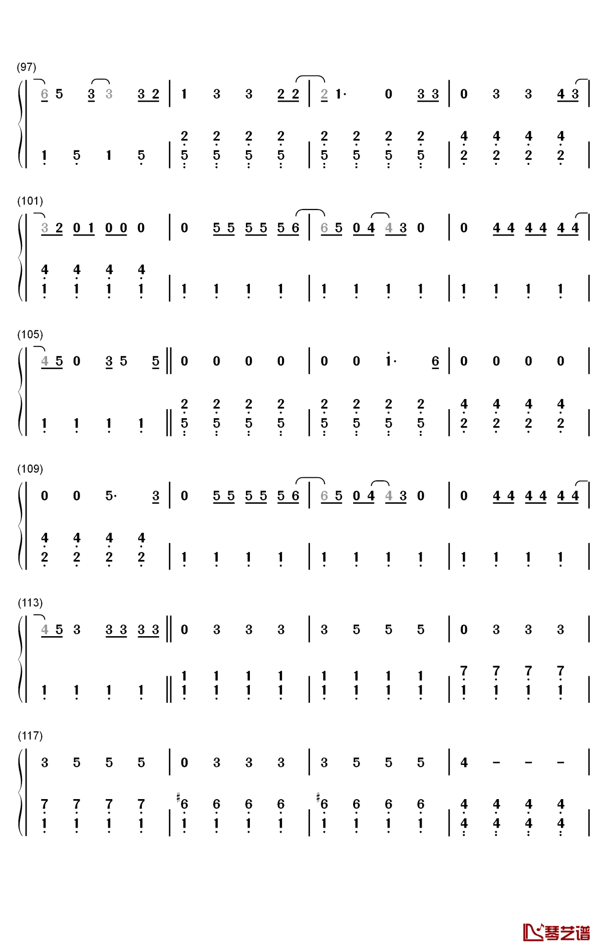 Canyon Moon钢琴简谱-数字双手-Harry Styles5