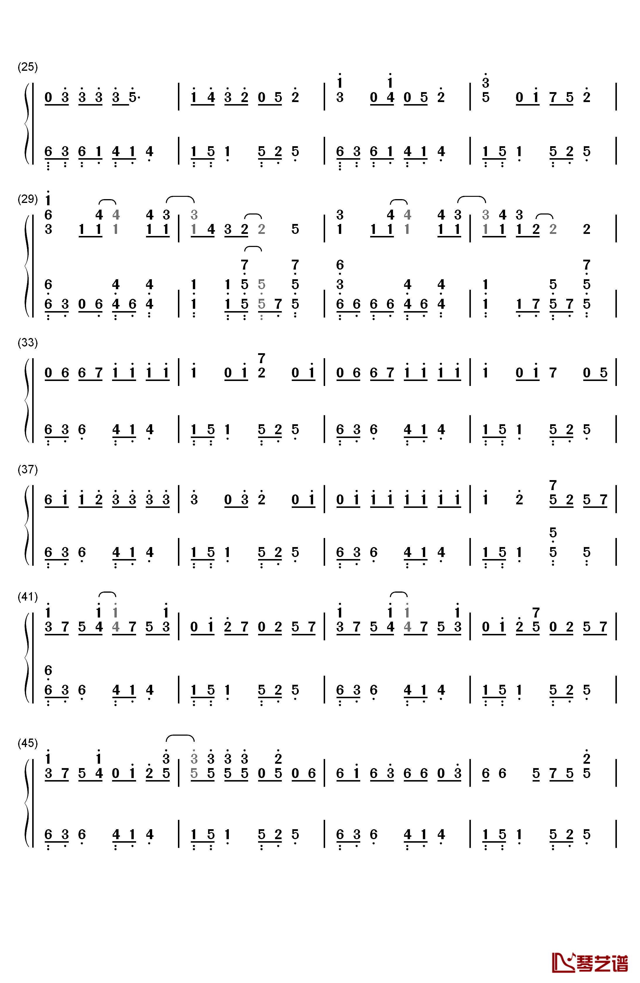 In My Head钢琴简谱-数字双手-Jason Derulo2