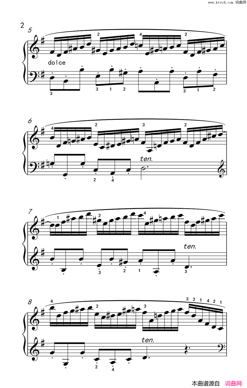 第七级1.练习曲中央音乐学院钢琴业余考级教程7-9级第七级1.练习曲中央音乐学院 钢琴业余考级教程 7-9级简谱1