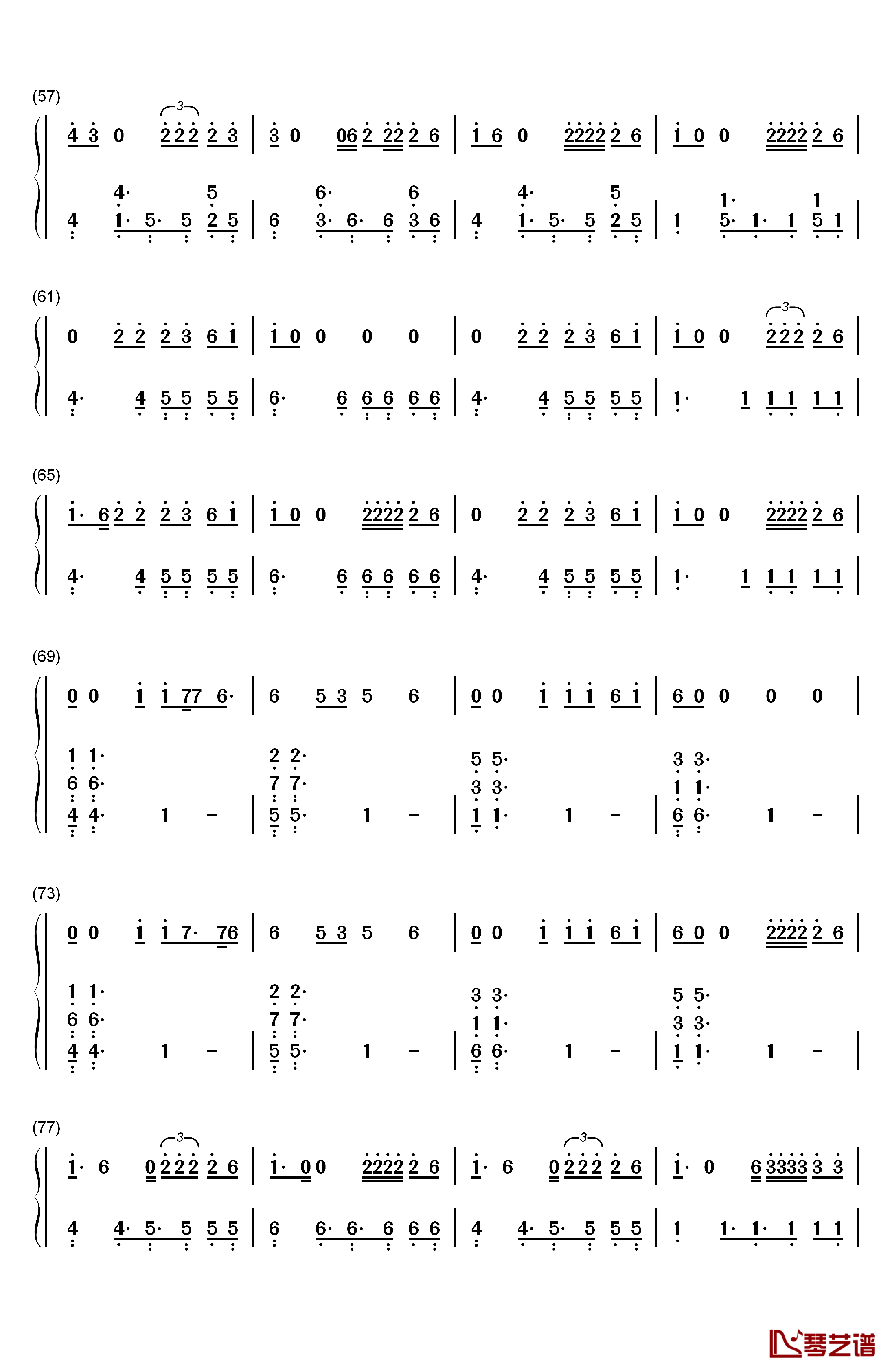 Middle Finger钢琴简谱-数字双手-Phoebe Ryan Quinn XCII4