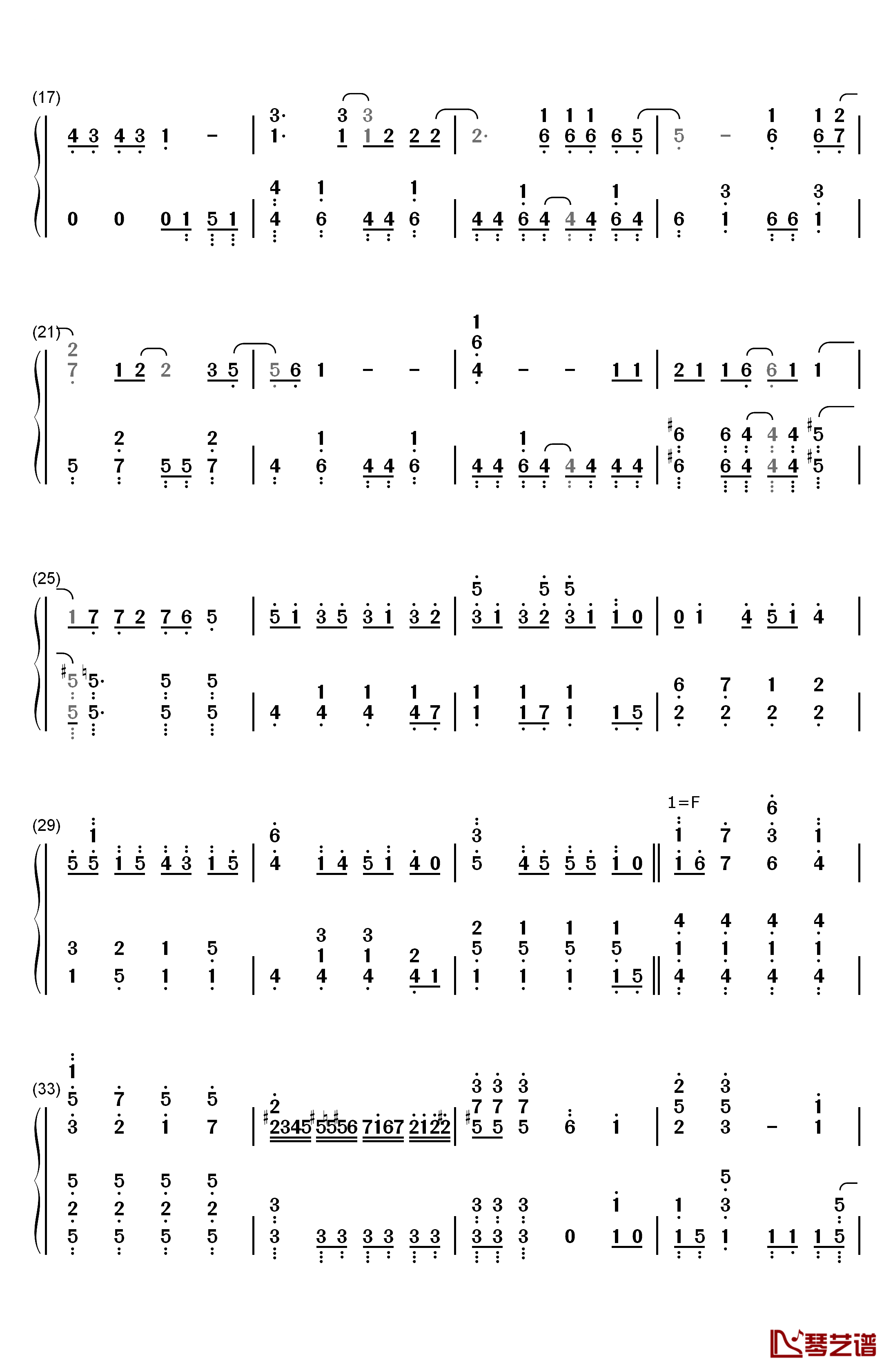 The Girls Are Alright钢琴简谱-数字双手-saya2