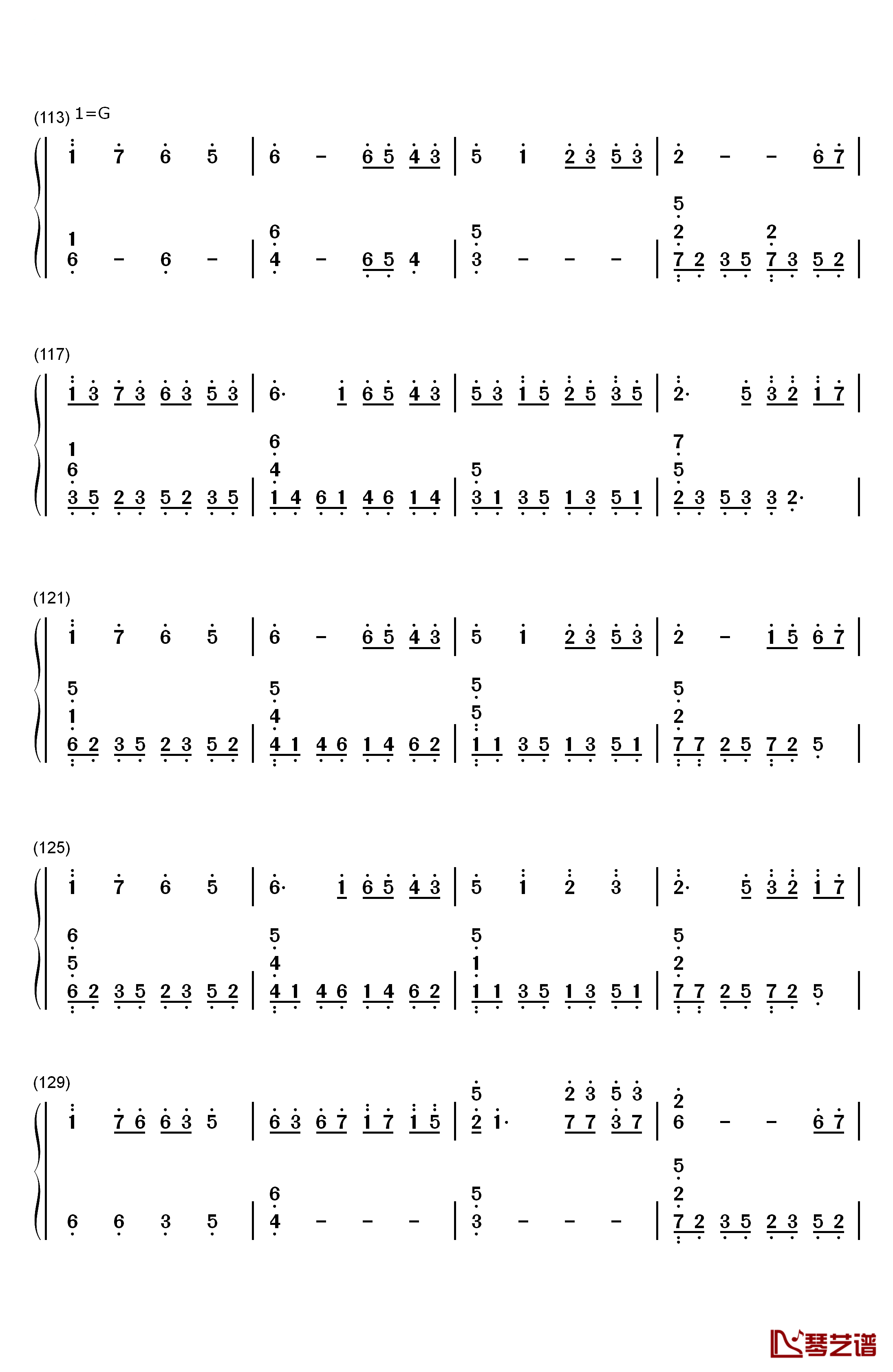 Eternal Hope钢琴简谱-数字双手-Clinton Ngan6