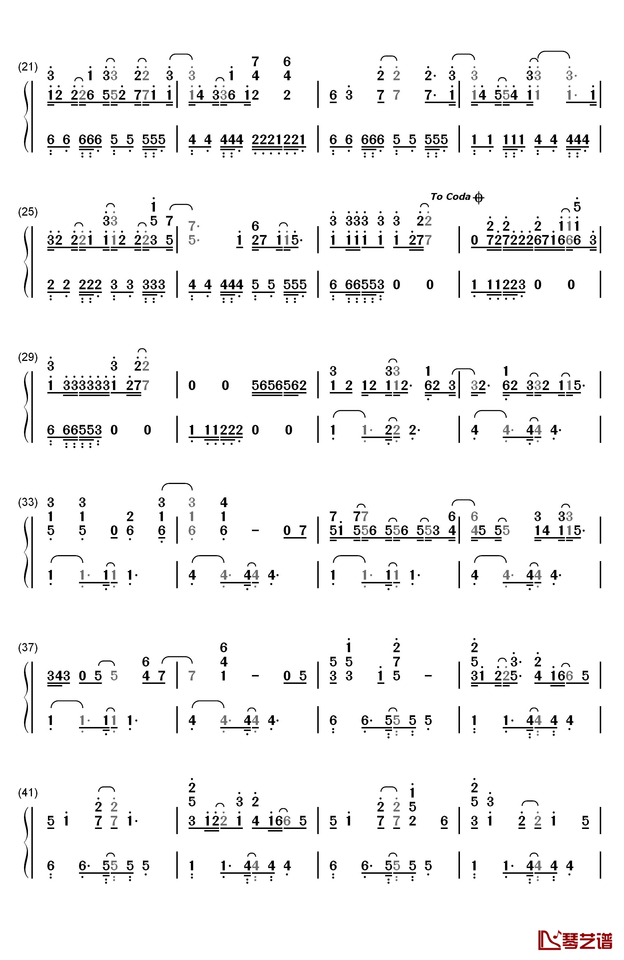 Everything You're Not钢琴简谱-数字双手-Demi Lovato2