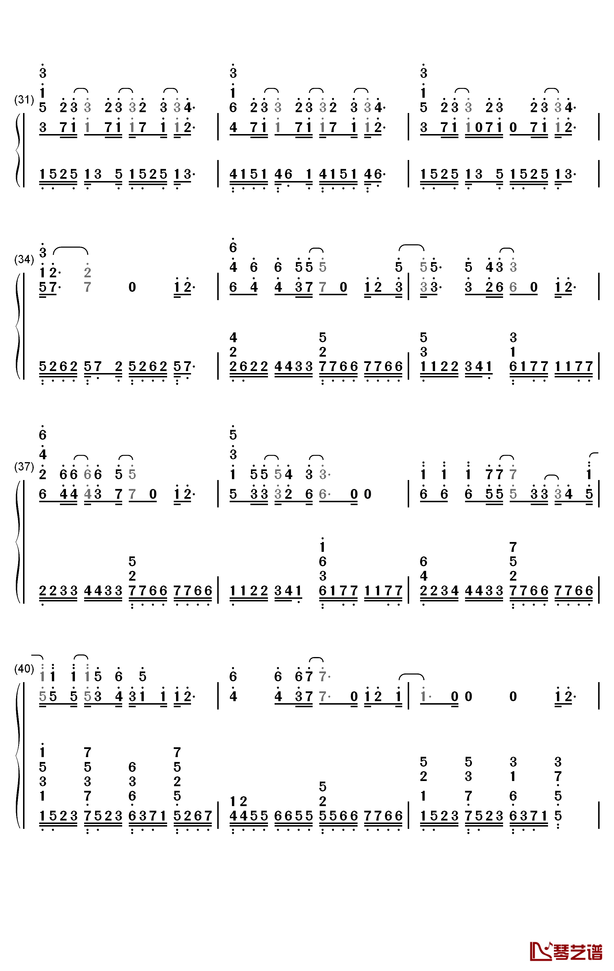 Lie to Me钢琴简谱-数字双手-5 Seconds of Summer3