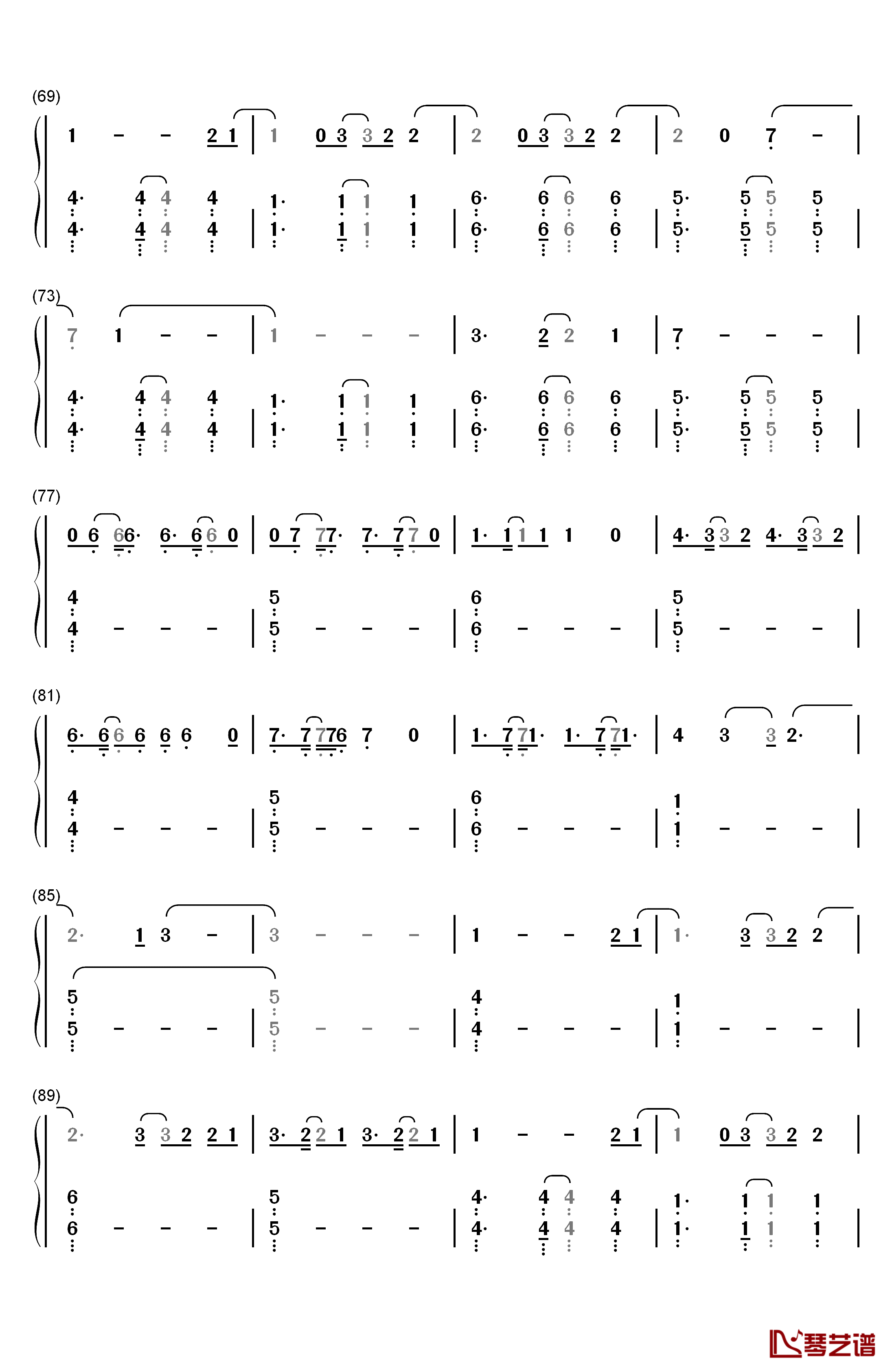 Love Wins钢琴简谱-数字双手-Carrie Underwood4