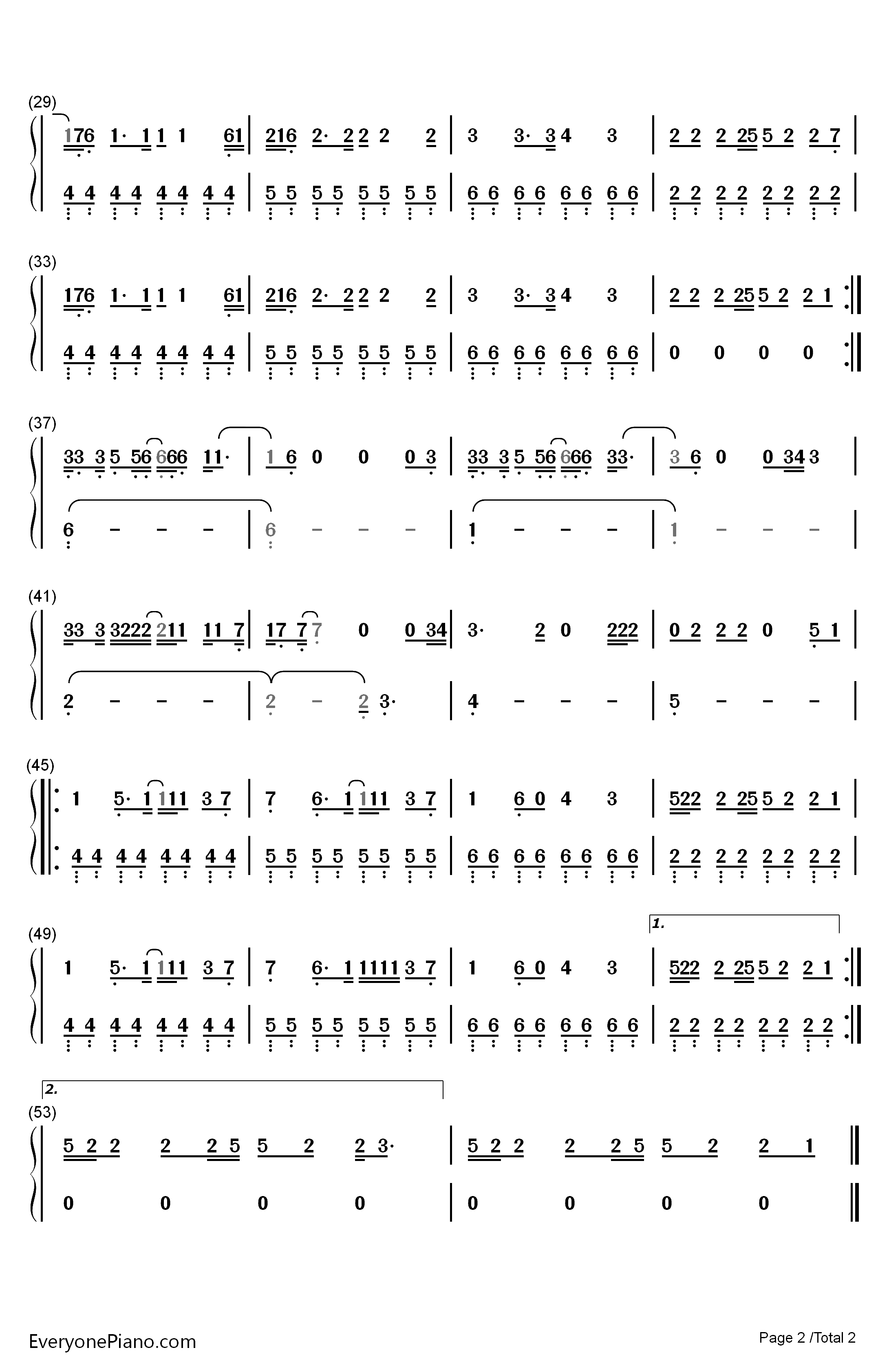 Ritual钢琴简谱-数字双手-Tiësto Jonas Blue Rita Ora2