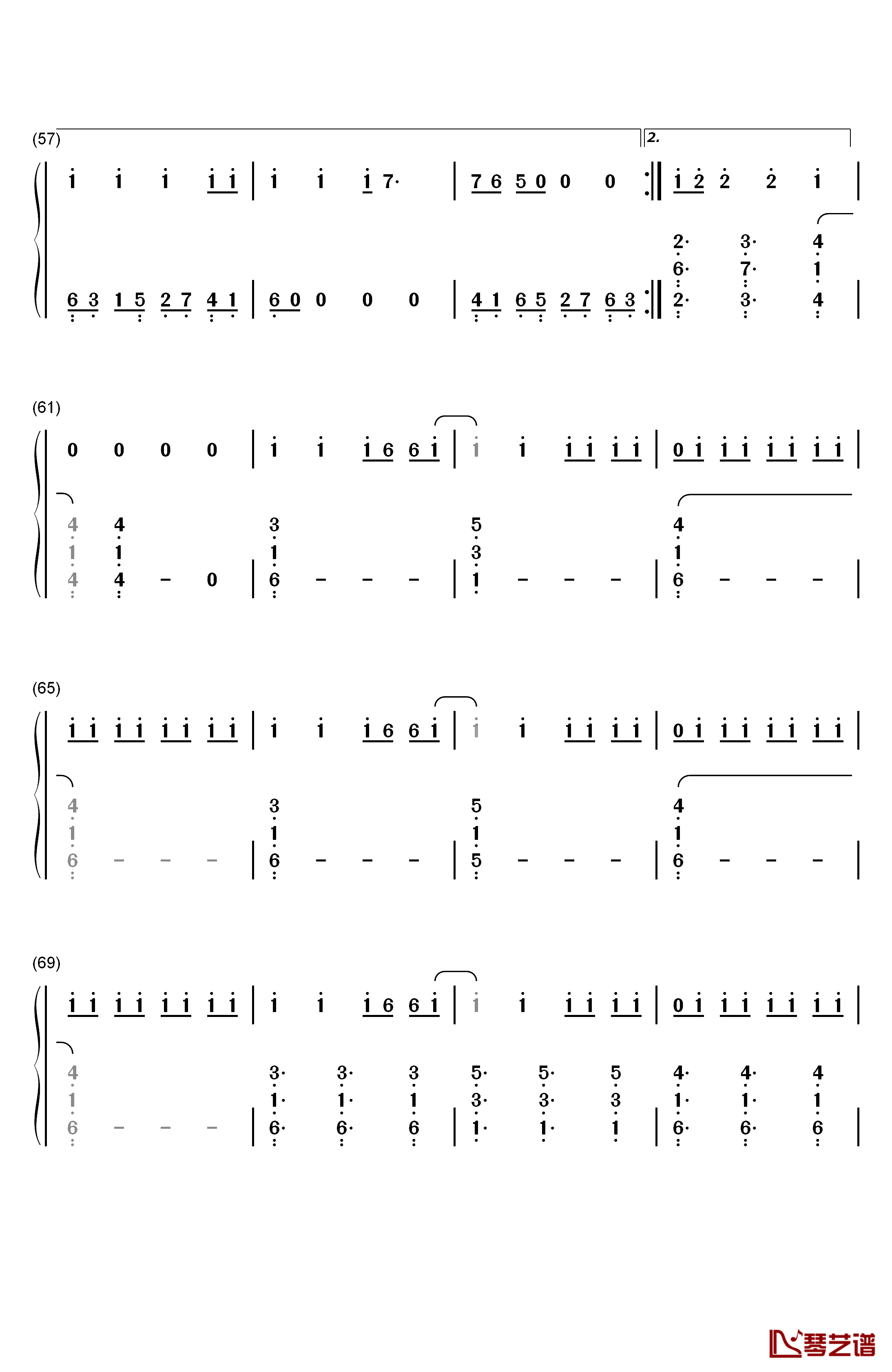 Rescue Me钢琴简谱-数字双手-30 Seconds To Mars4