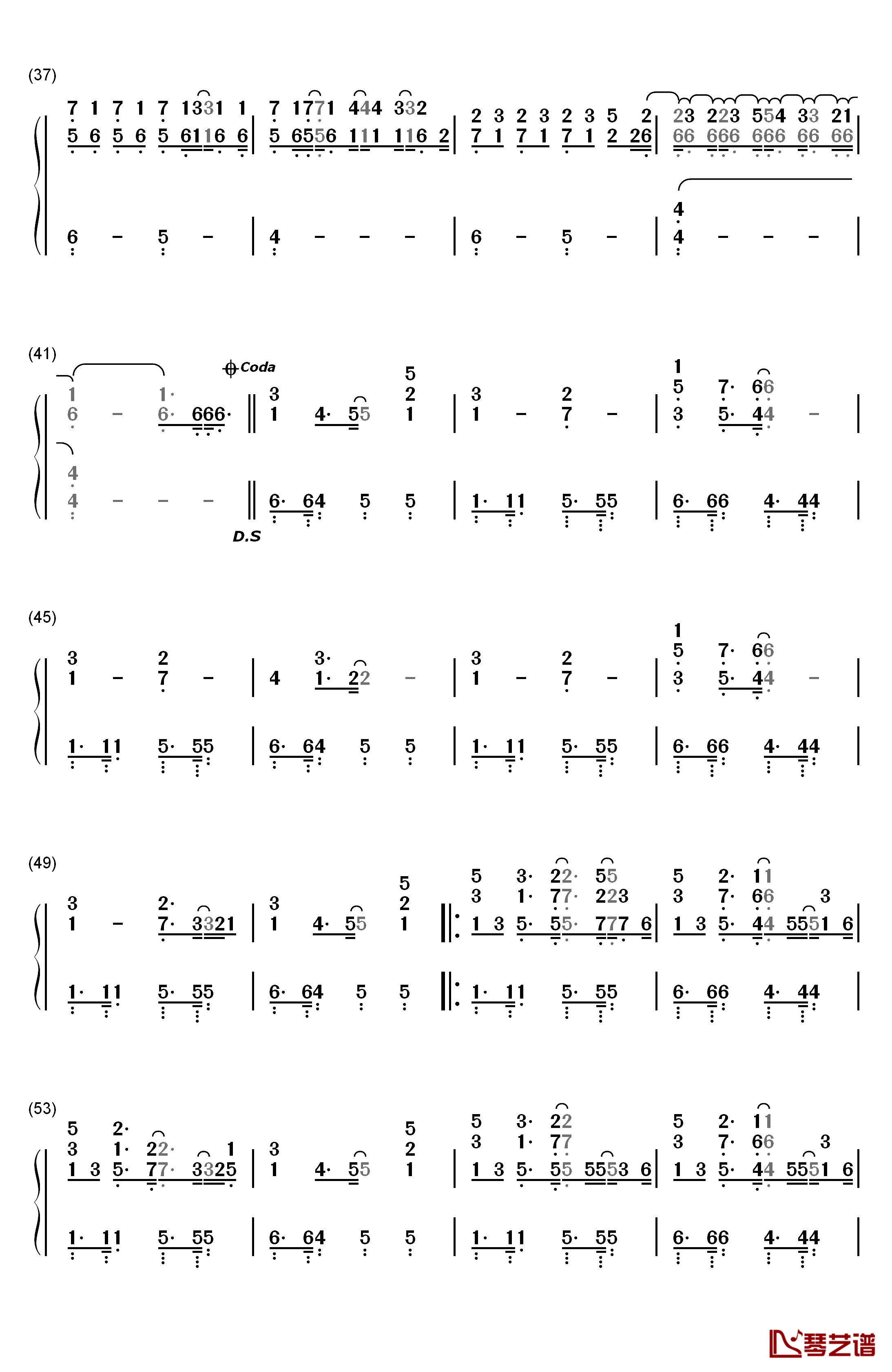 Stephen钢琴简谱-数字双手-Kesha3
