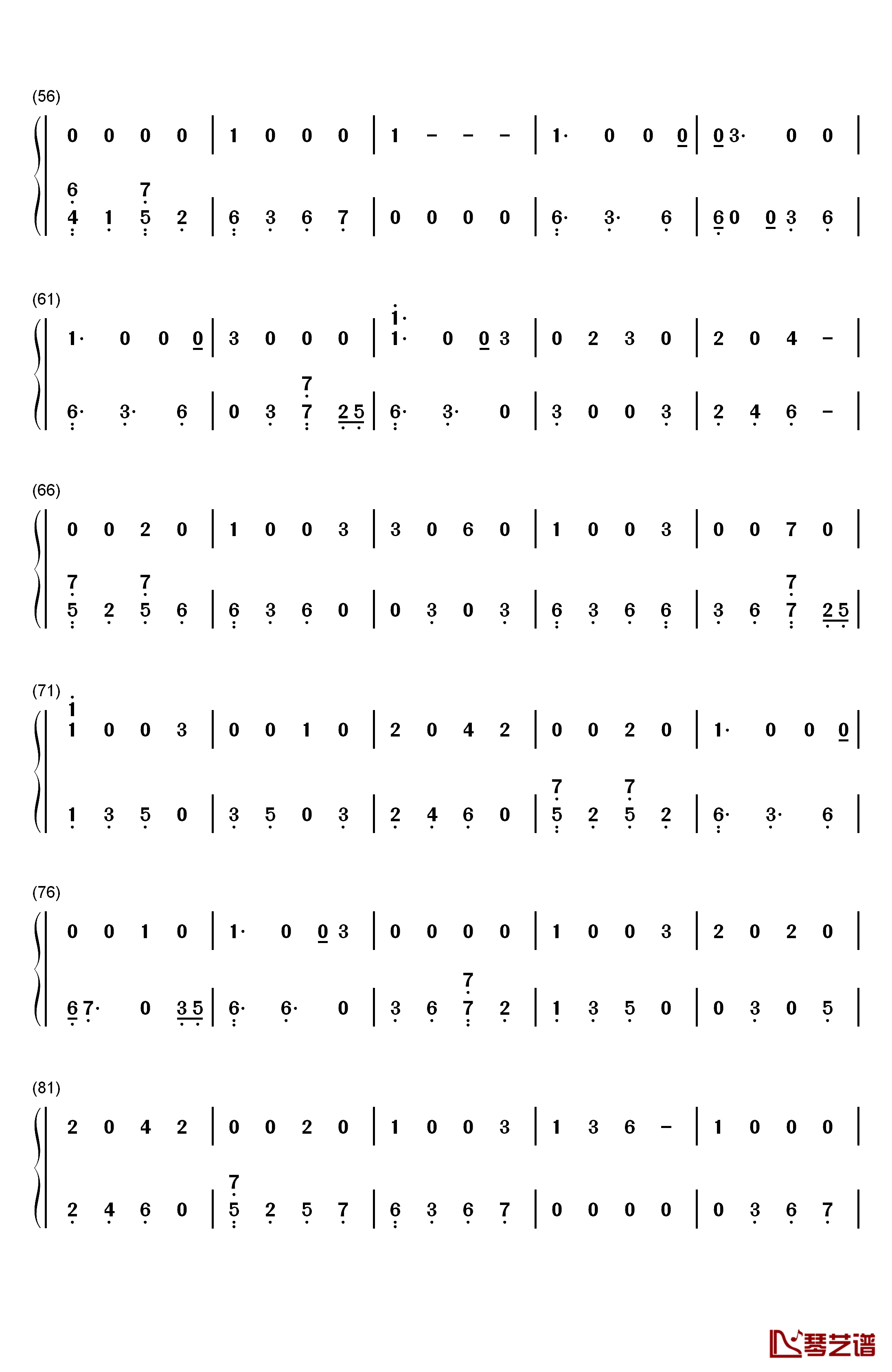 I Would Die for You钢琴简谱-数字双手-Miley Cyrus3