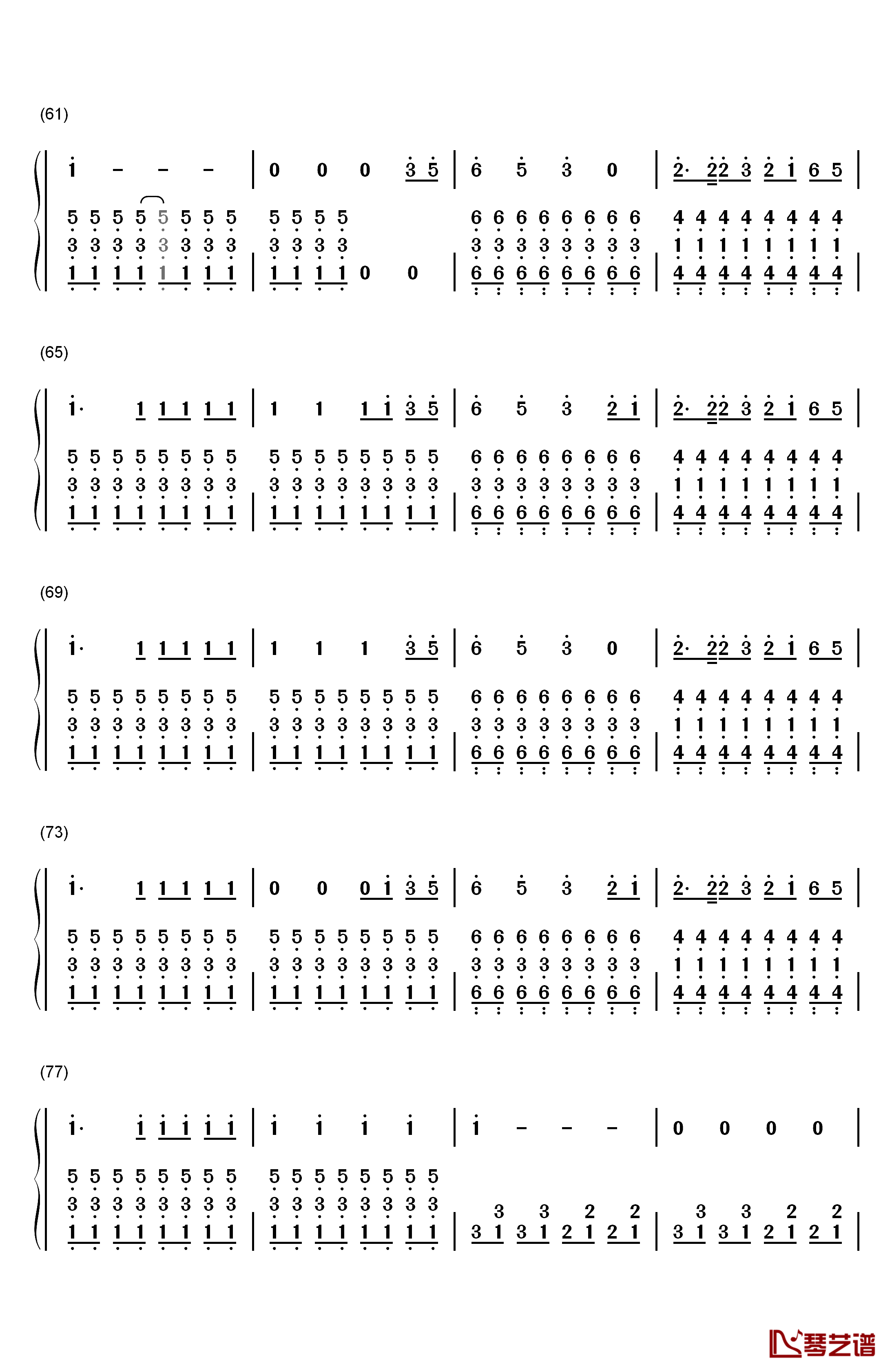 Rest Your Love钢琴简谱-数字双手-The Vamps4