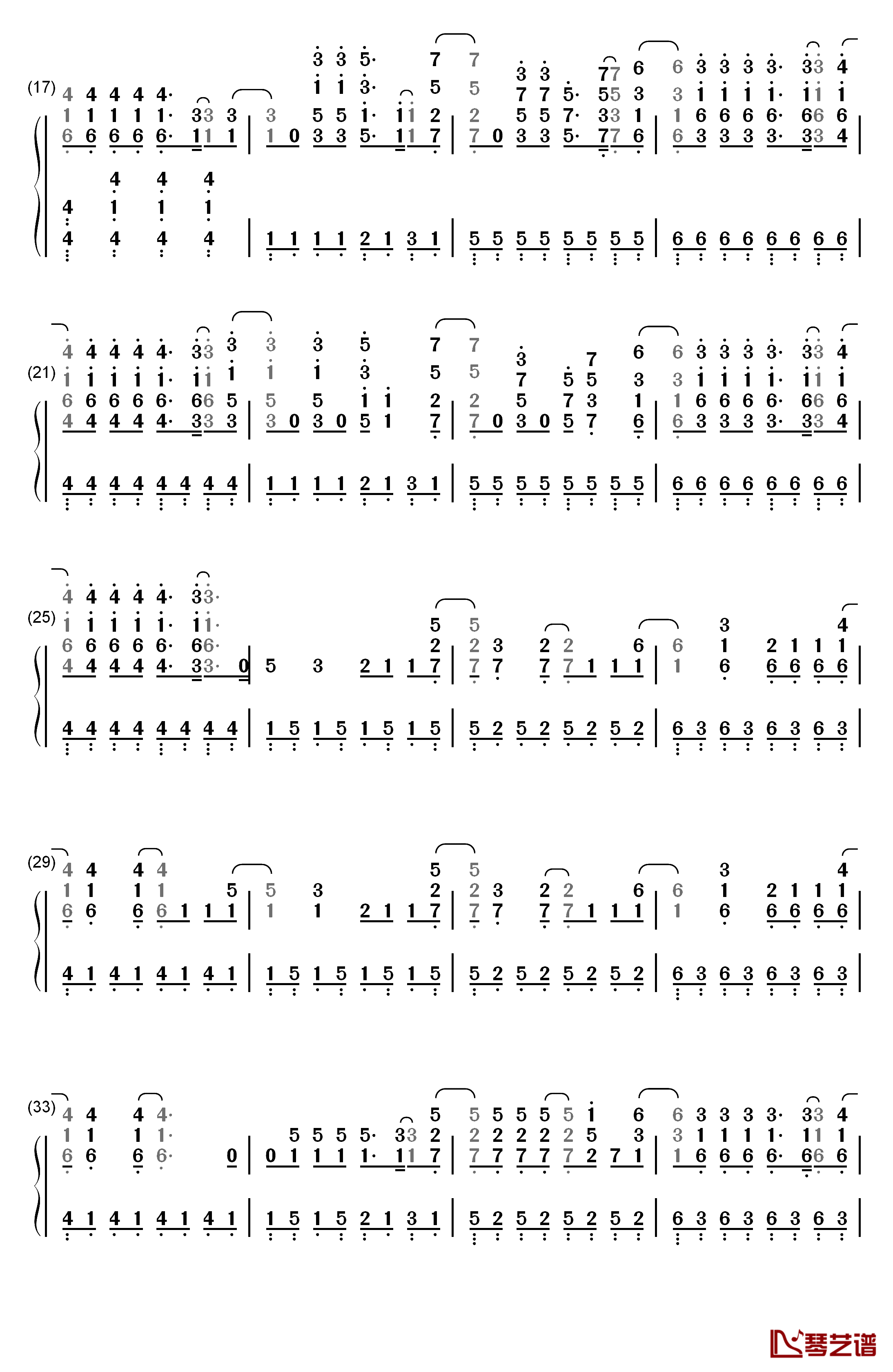 Demons钢琴简谱-数字双手-Imagine Dragons2
