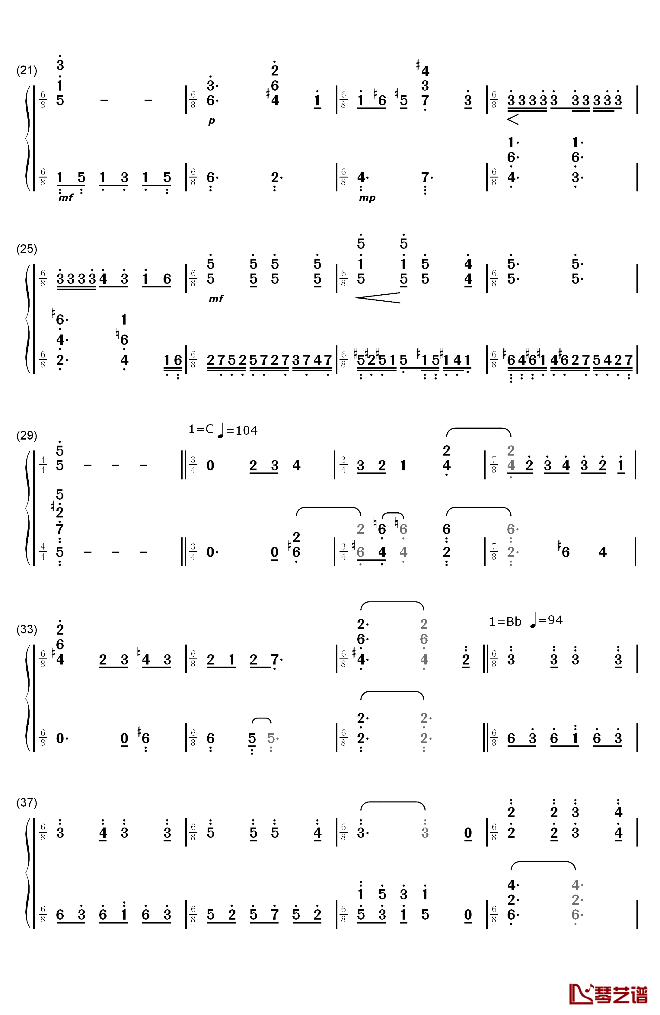 Victor's Piano Solo钢琴简谱-数字双手-Danny Elfman2