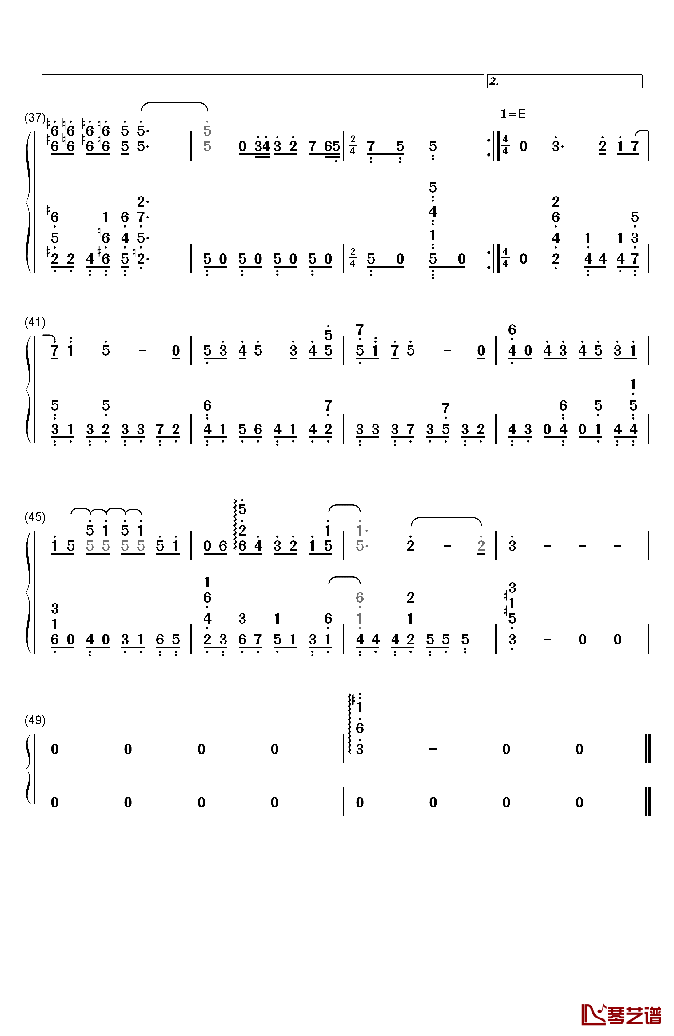 冒险者讲习所钢琴简谱-数字双手-Studio EIM3