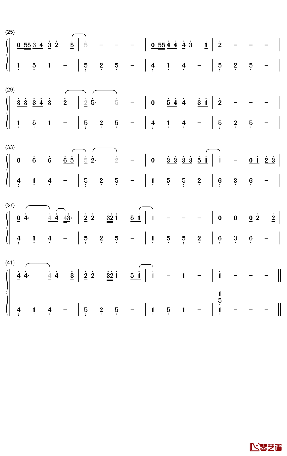 Wonderful Tonight钢琴简谱-数字双手-Eric Clapton2