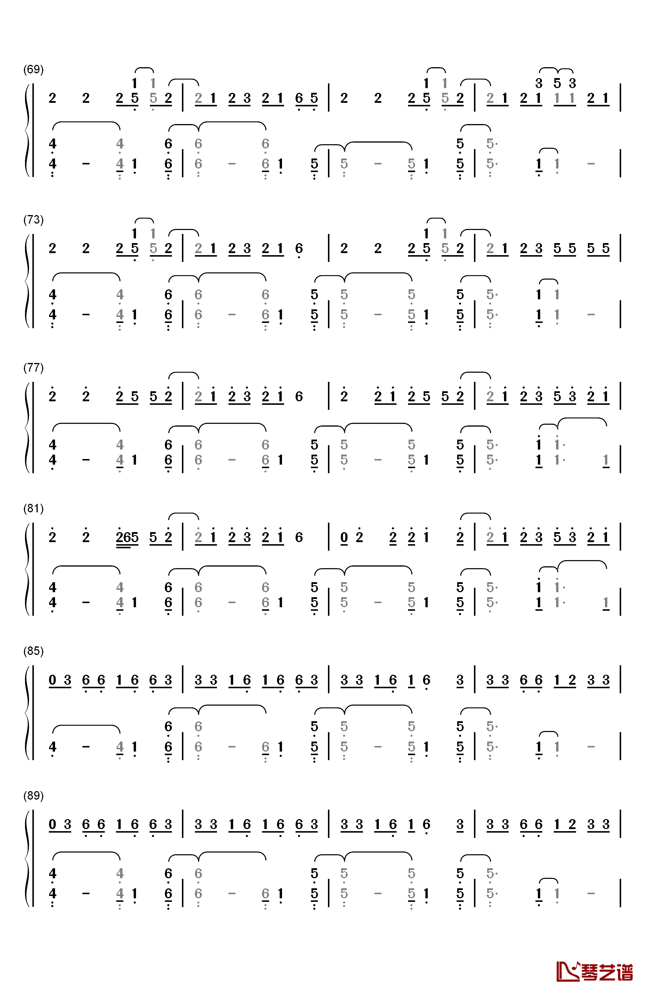 There's Nothing Holdin' Me Back钢琴简谱-数字双手-Shawn Mendes4