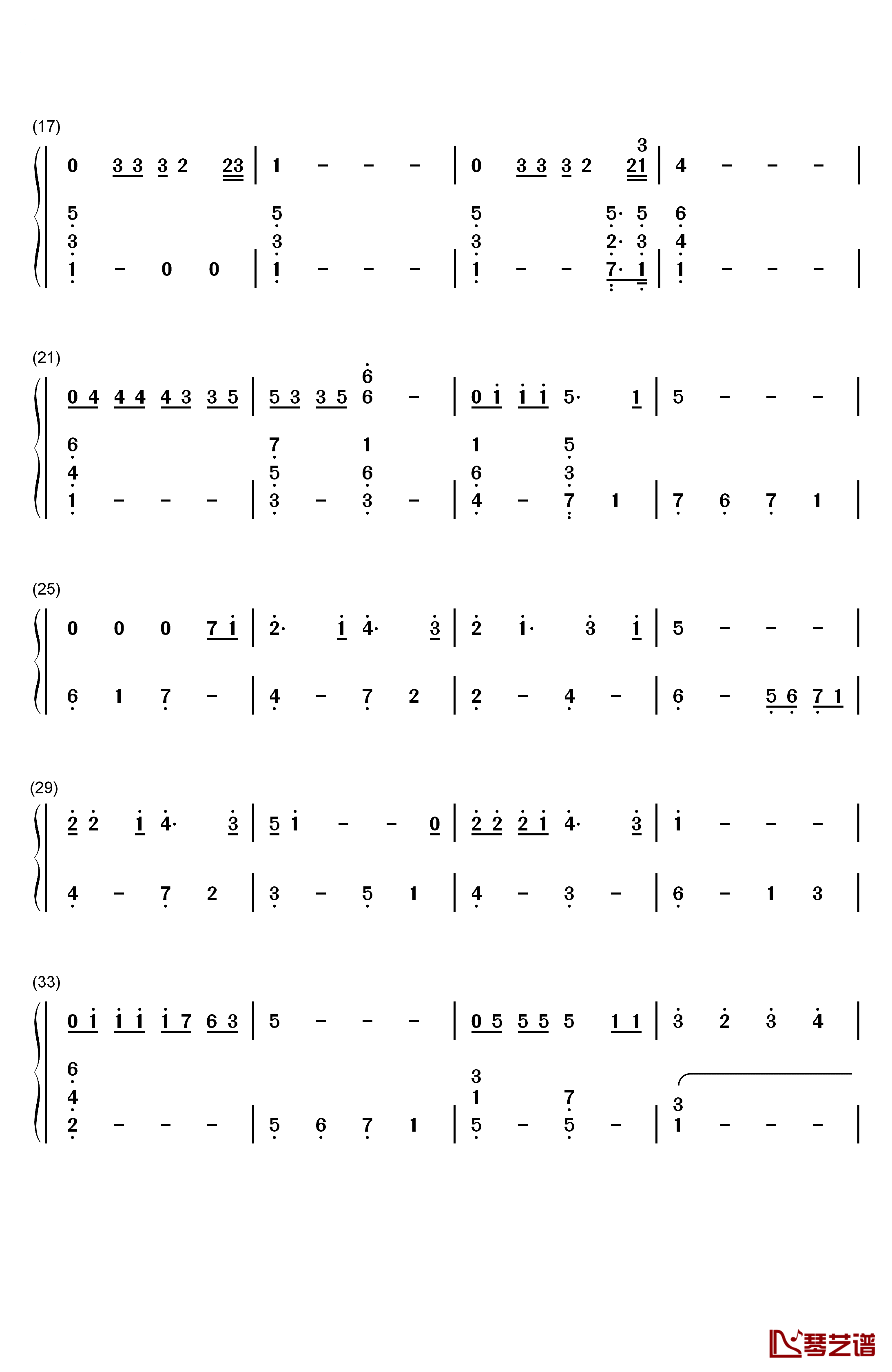 Evermore钢琴简谱-数字双手-Alan Menken2
