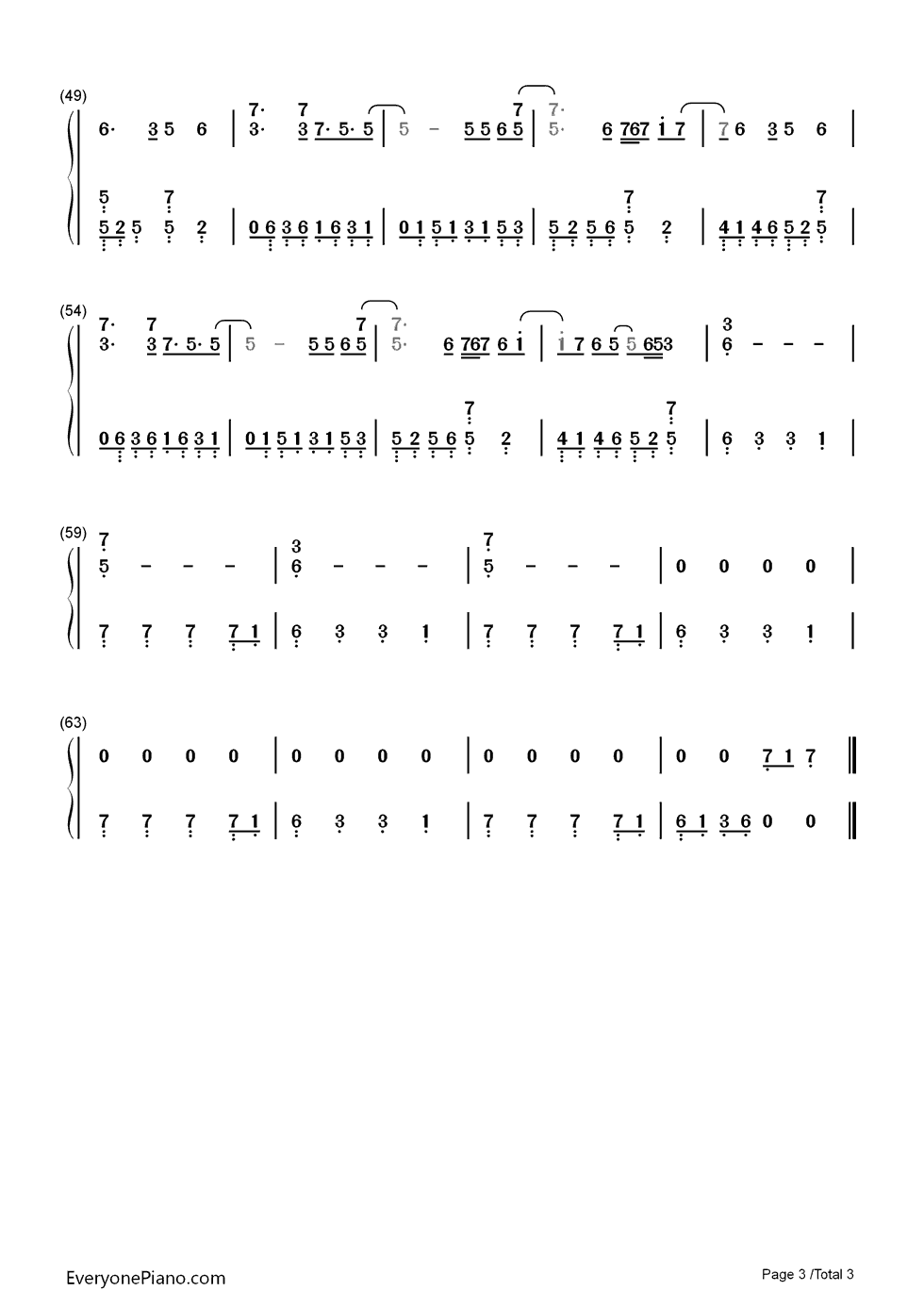 In the End钢琴简谱-数字双手-Linkin Park 林肯公园3
