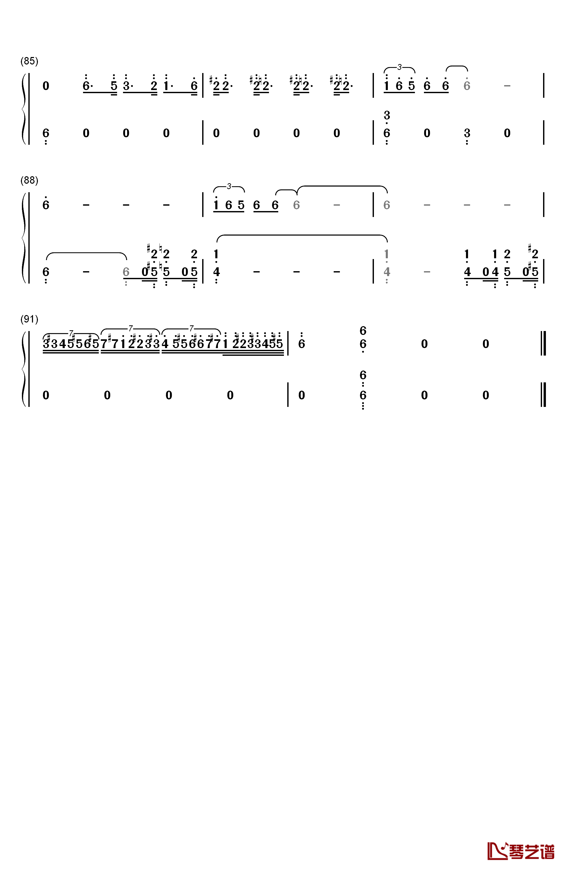 The Pink Panther Theme钢琴简谱-数字双手-Henry Mancini6